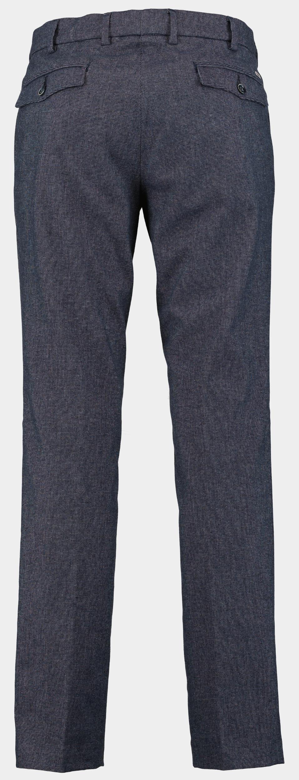 F043 Katoenen Broek Blauw met ronde zak 421.1.04.005/610