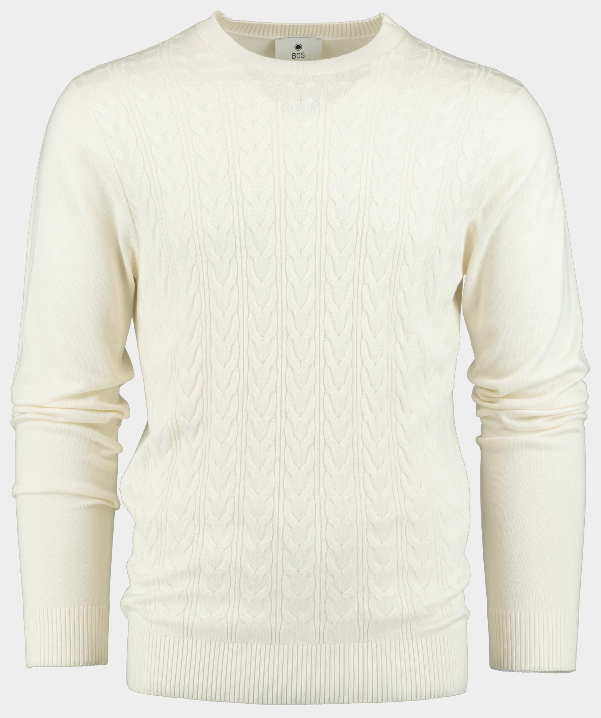 Bos Pullover Beige Kabeltrui 1004224/8A