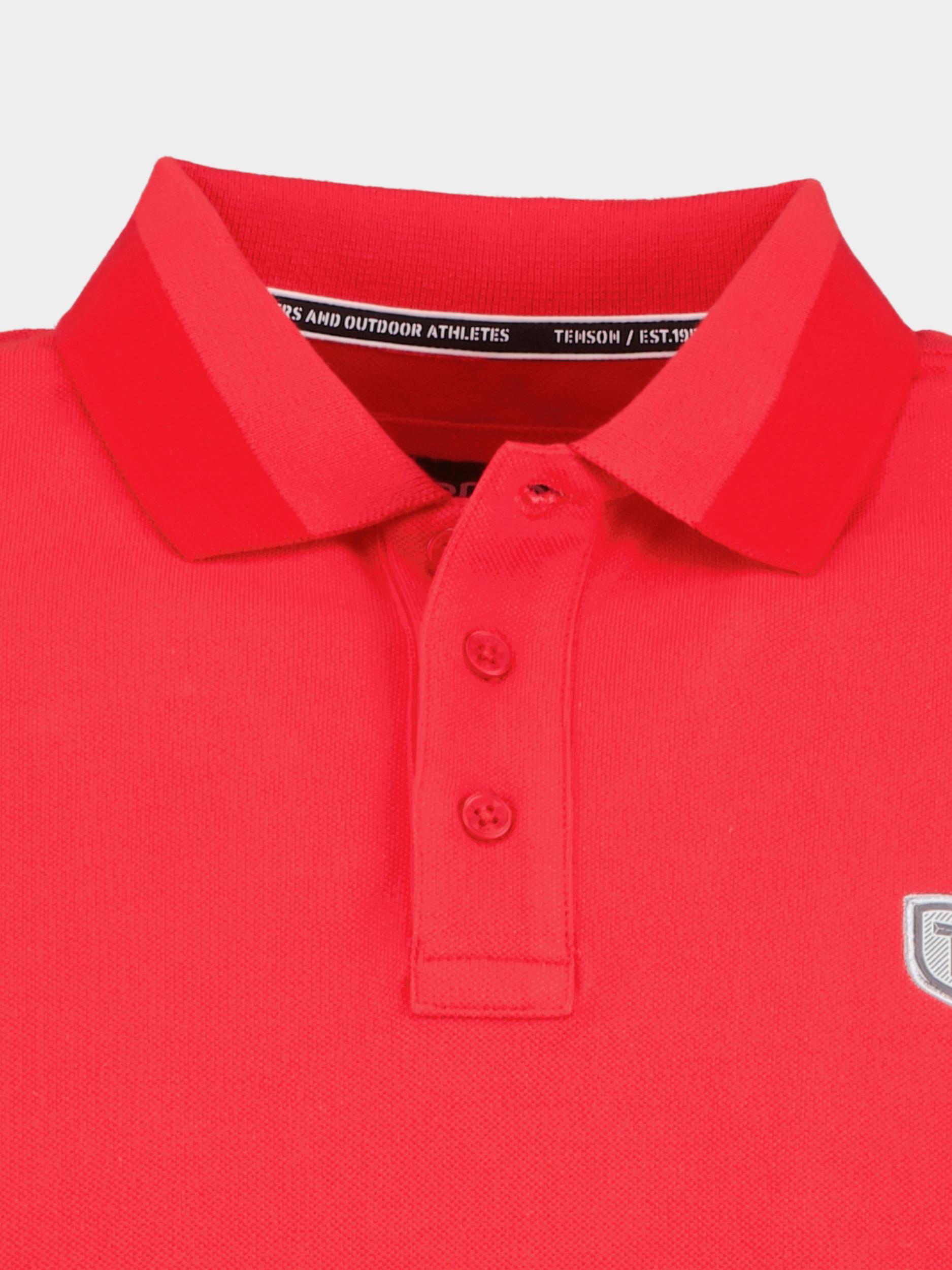 Tenson Polo korte mouw Rood Essential Polo 2.0 5017663/224