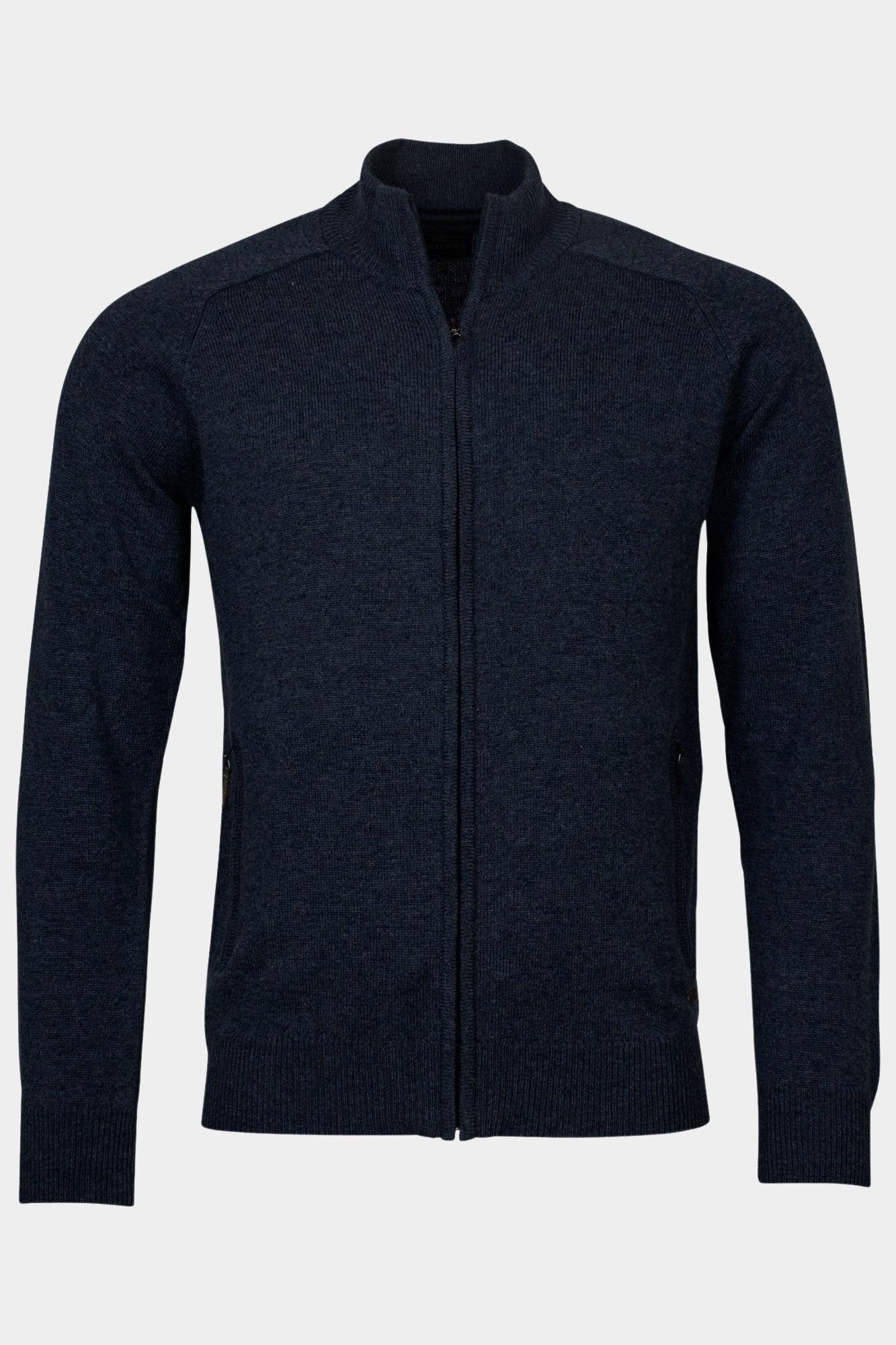 Baileys Vest Blauw Cardigan Zip 420096/60