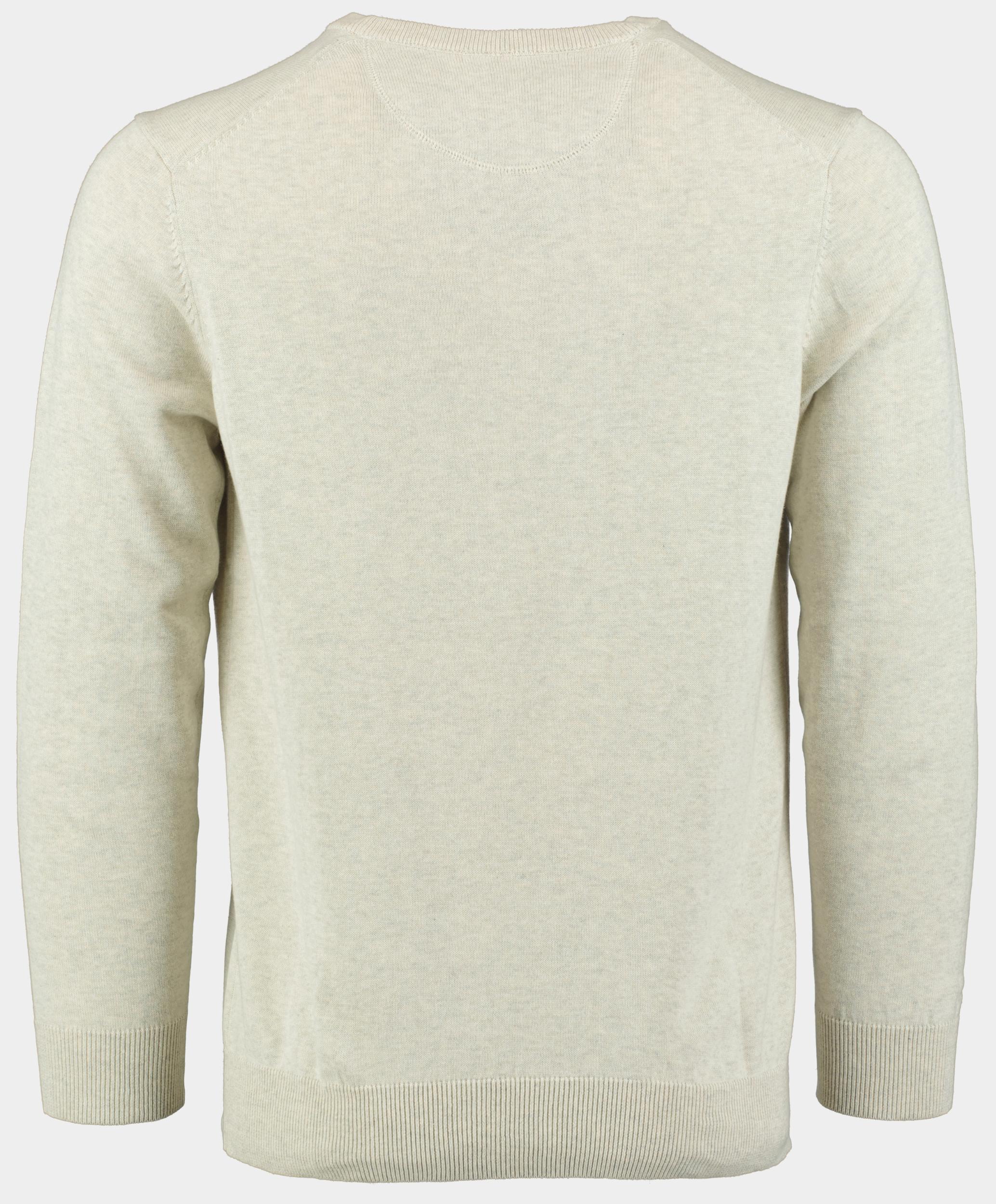 Bos Pullover Beige Katoenen V-hals 428100CCT/815