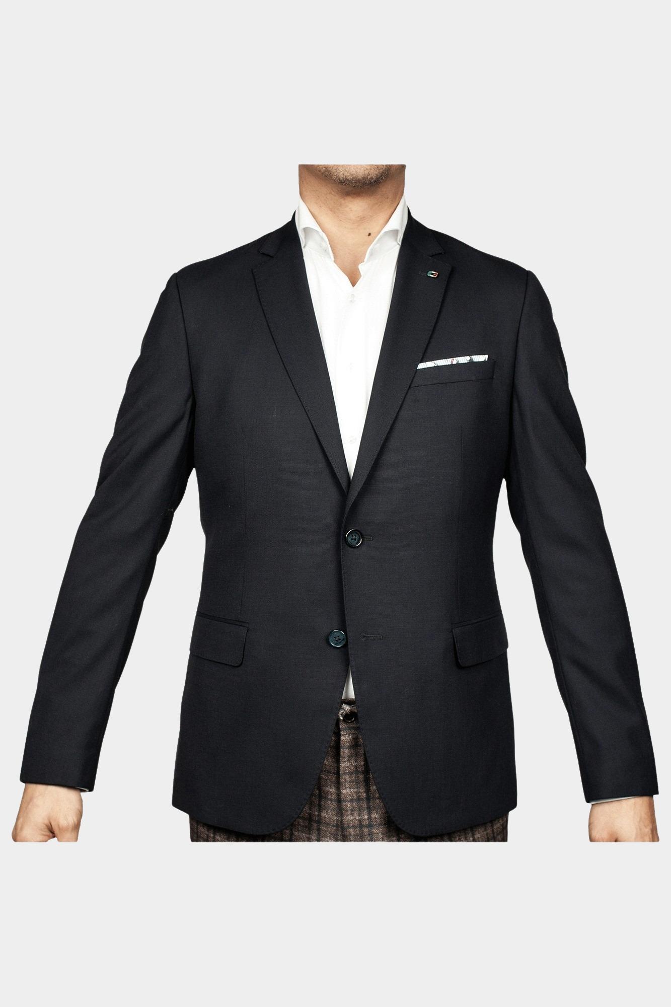 Giordano Blazer Blauw Blazer Robert Plain Mix with 422601/60