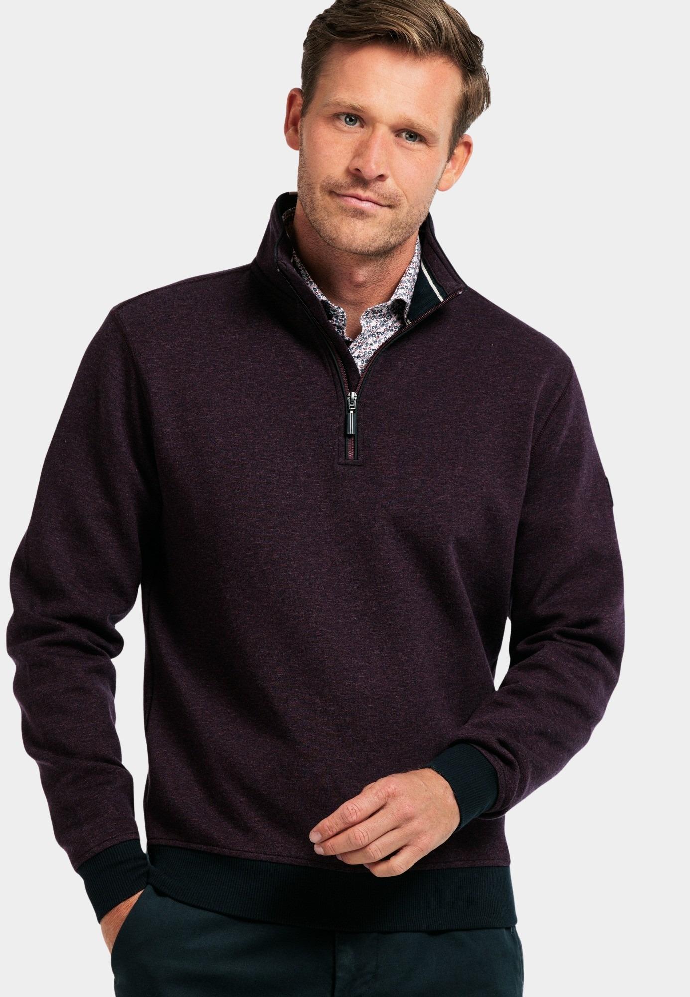 Baileys Half Zip Paars Sweatshirt 1/2 Zip 423122/59