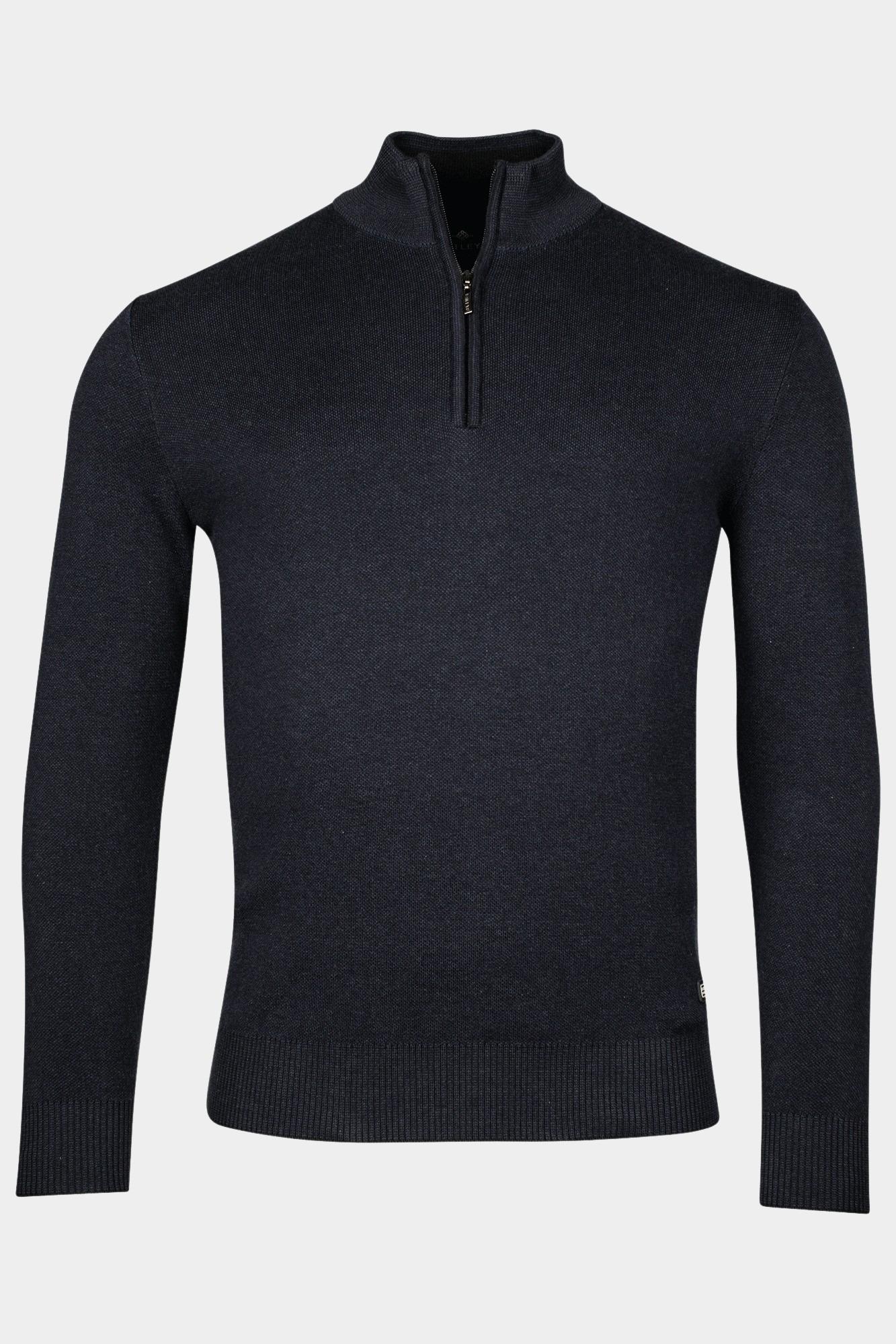 Baileys Half Zip Blauw Pullover 1/2 zip 428409/60