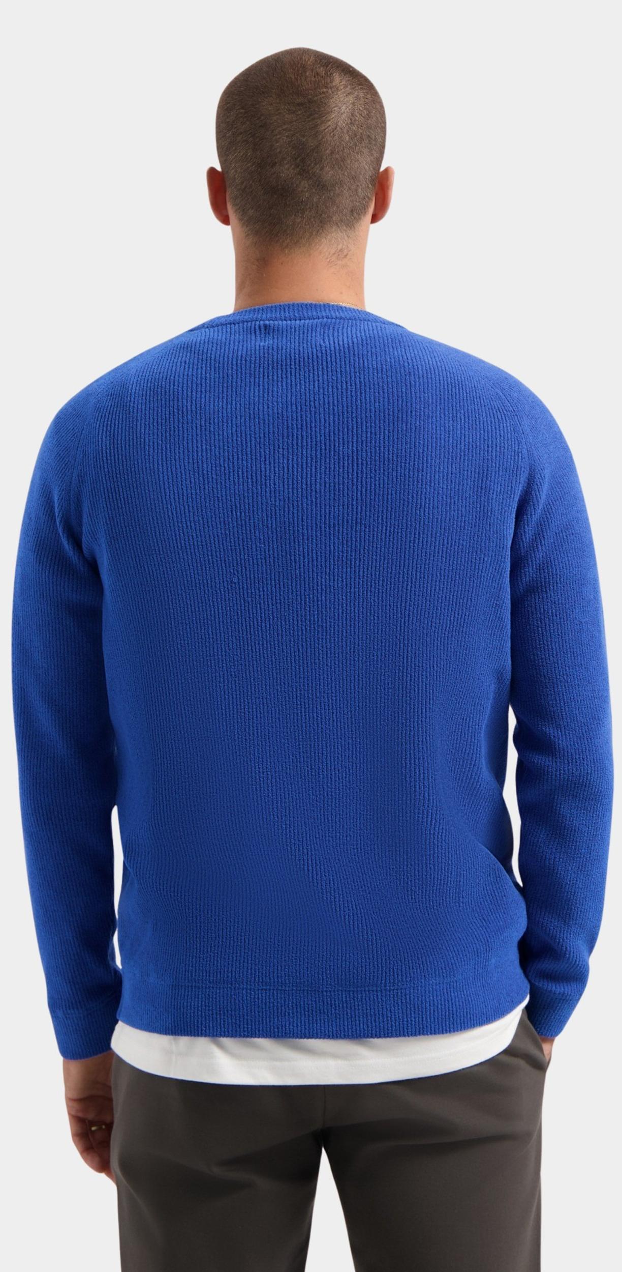 Dstrezzed Pullover Blauw DS_Njord Crew 405582-AW24/696