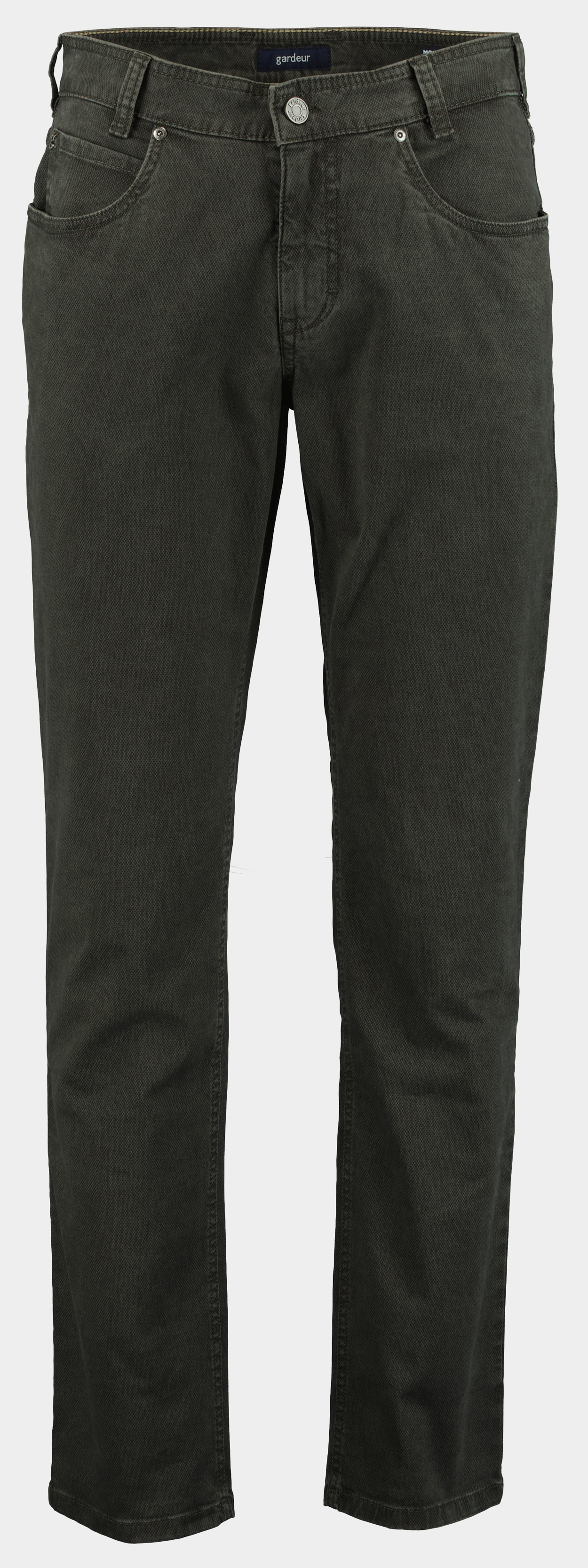 Gardeur Katoenen 5-Pocket Groen Hose 5-Pocket Modern Fit BILL-3 440961/1076