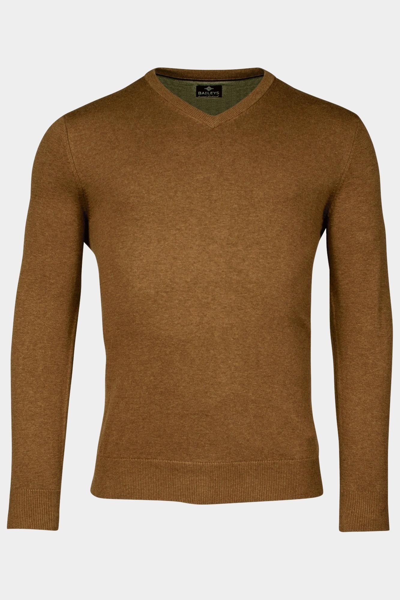 Baileys Pullover Bruin V-Neck 428100CCT-3/885