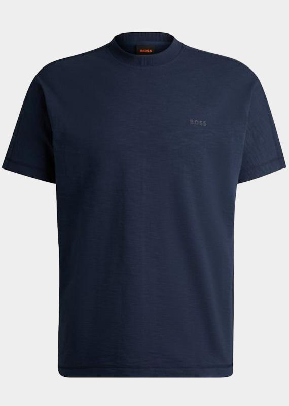 BOSS Orange T-shirt korte mouw Blauw Te_Denim 10262458 01 50519728/482