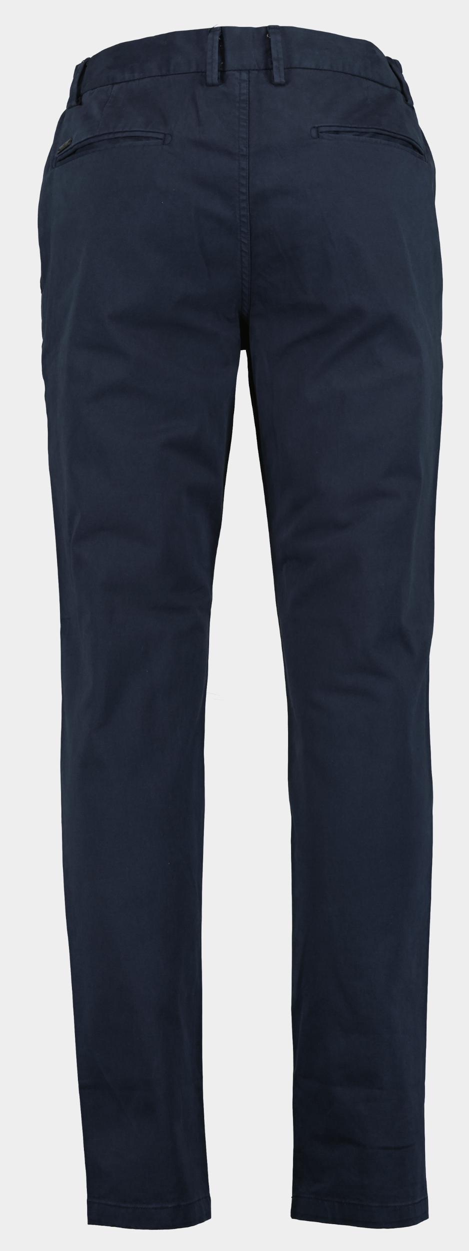 Born With Appetite Katoenen Broek Blauw Ednar Cotton Chino 24304ED03/290 navy