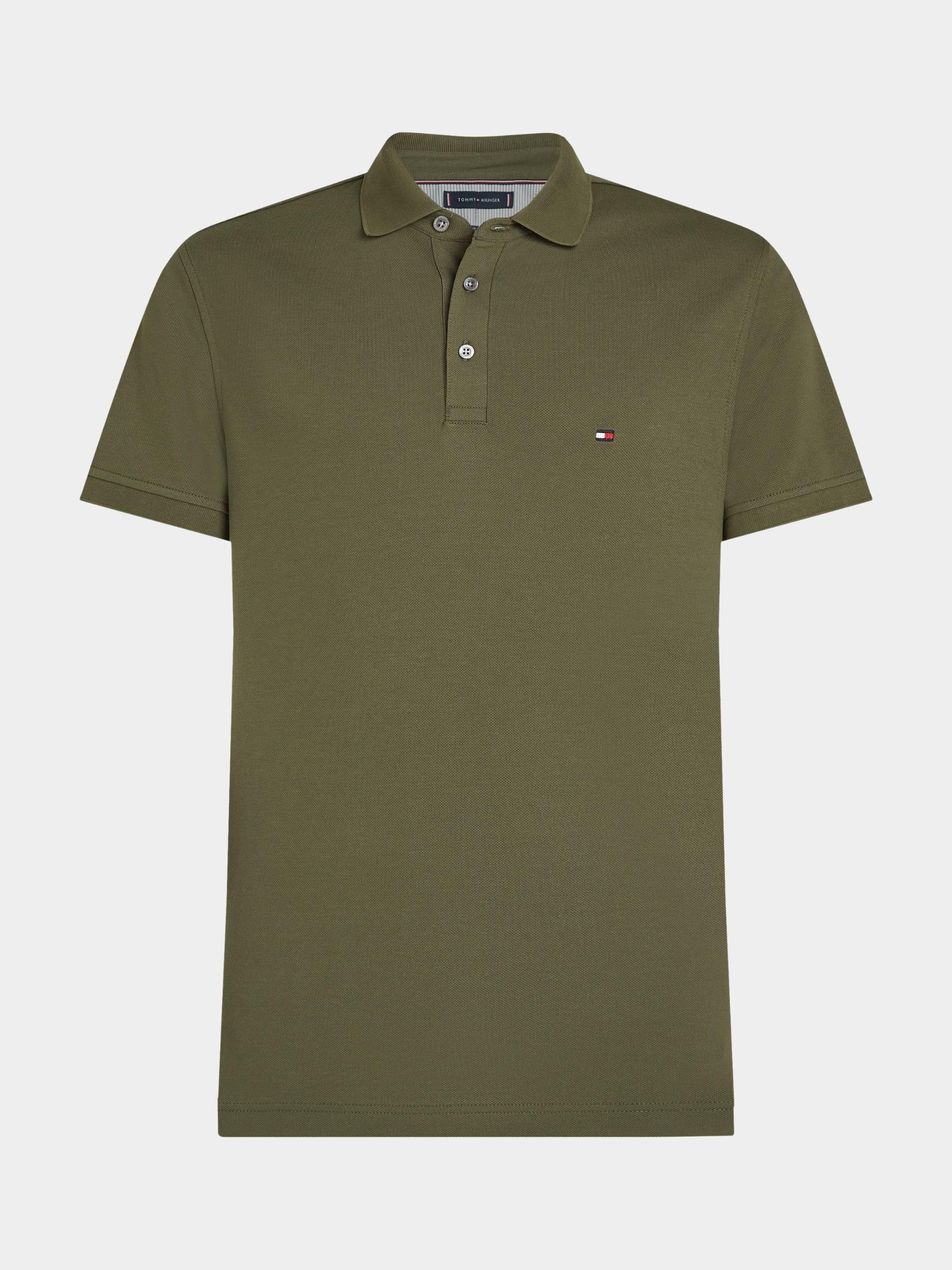 Tommy Hilfiger Polo korte mouw Groen 1985 Slim Polo MW0MW17771/RBN