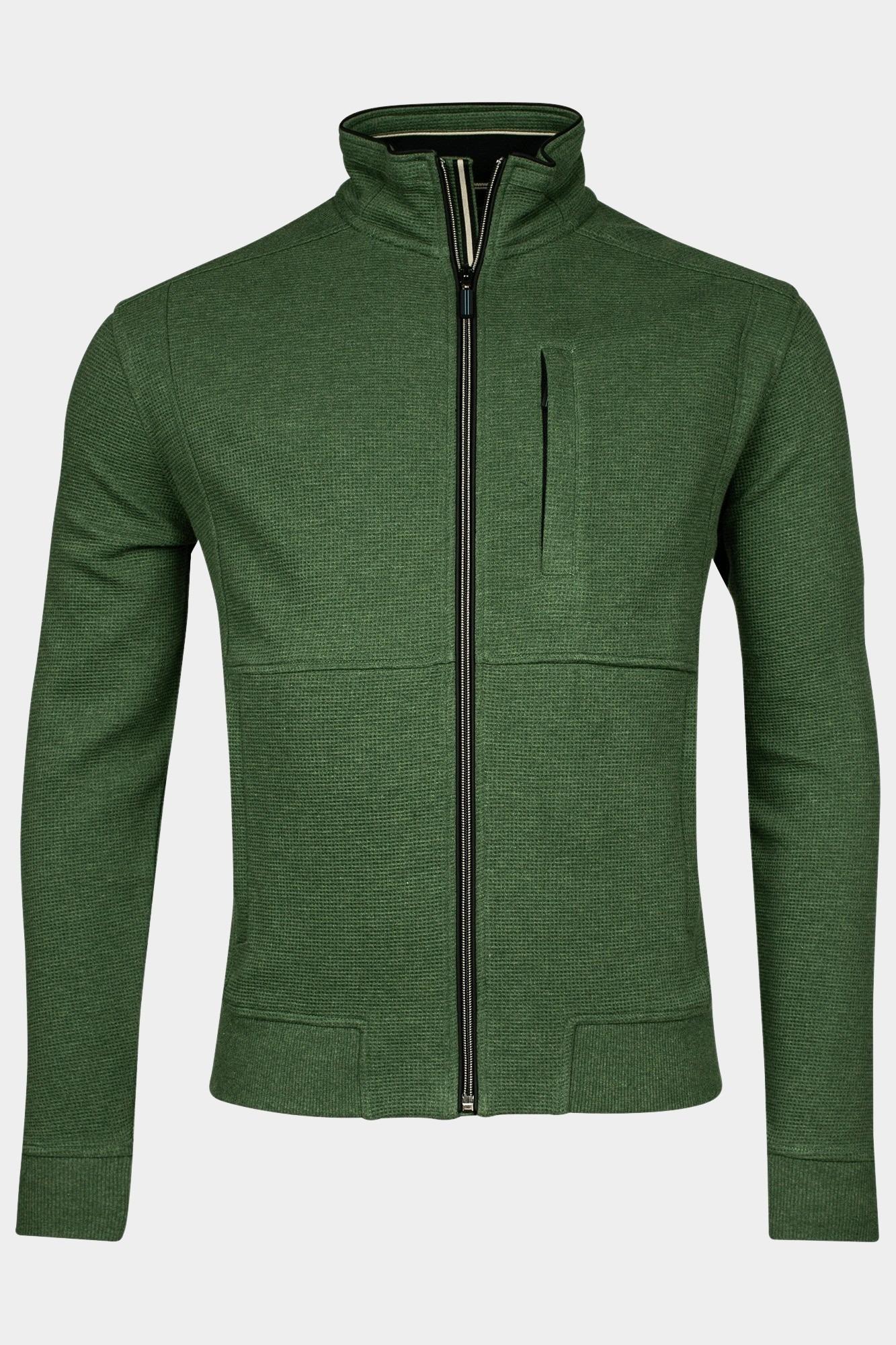 Baileys Vest Groen Sweat Cardigan Zip 422218/785