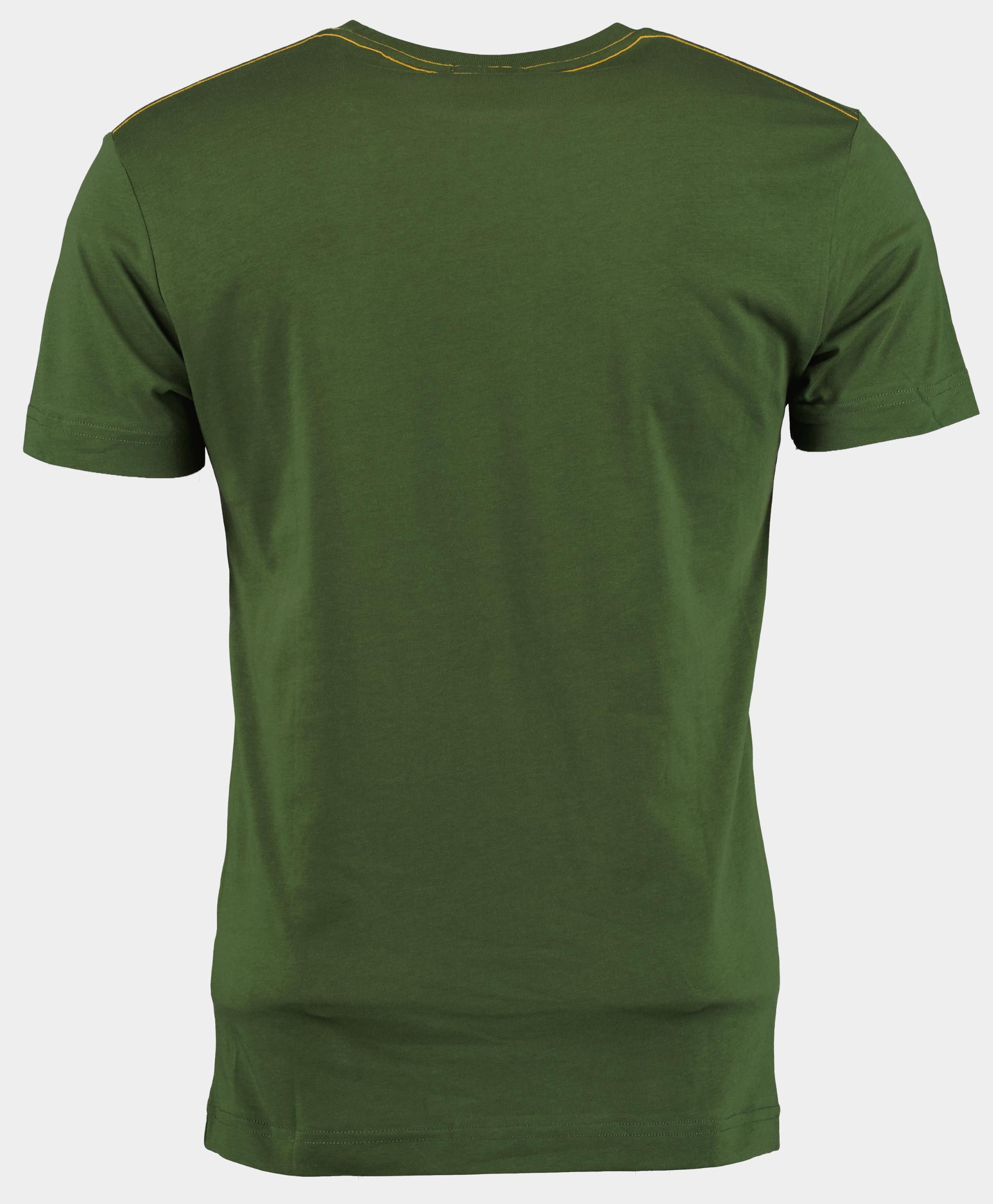 Gant T-shirt korte mouw Groen Contrast Logo SS T-shirt 2013032/313