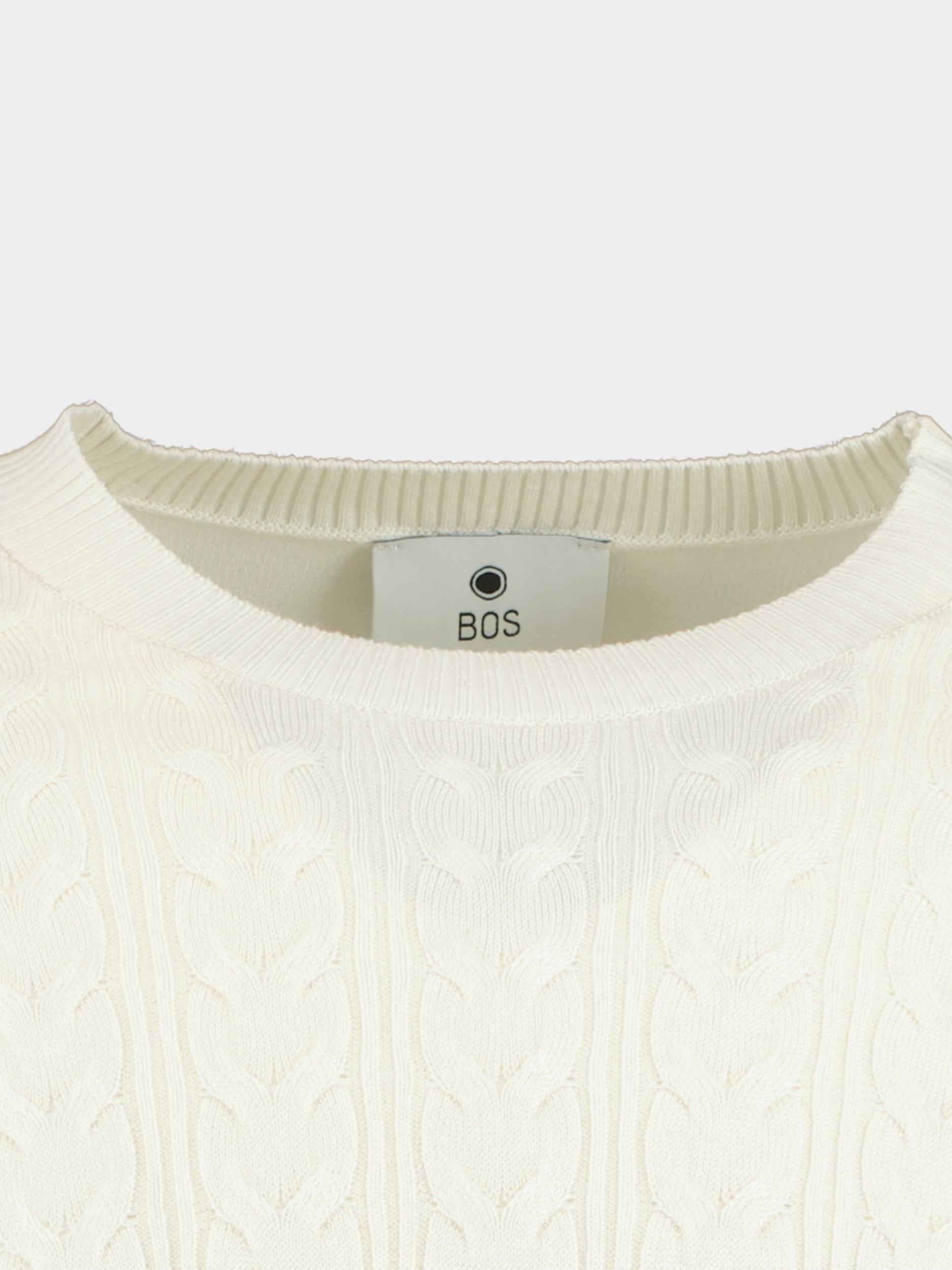 Bos Pullover Beige Kabeltrui 1004224/8A