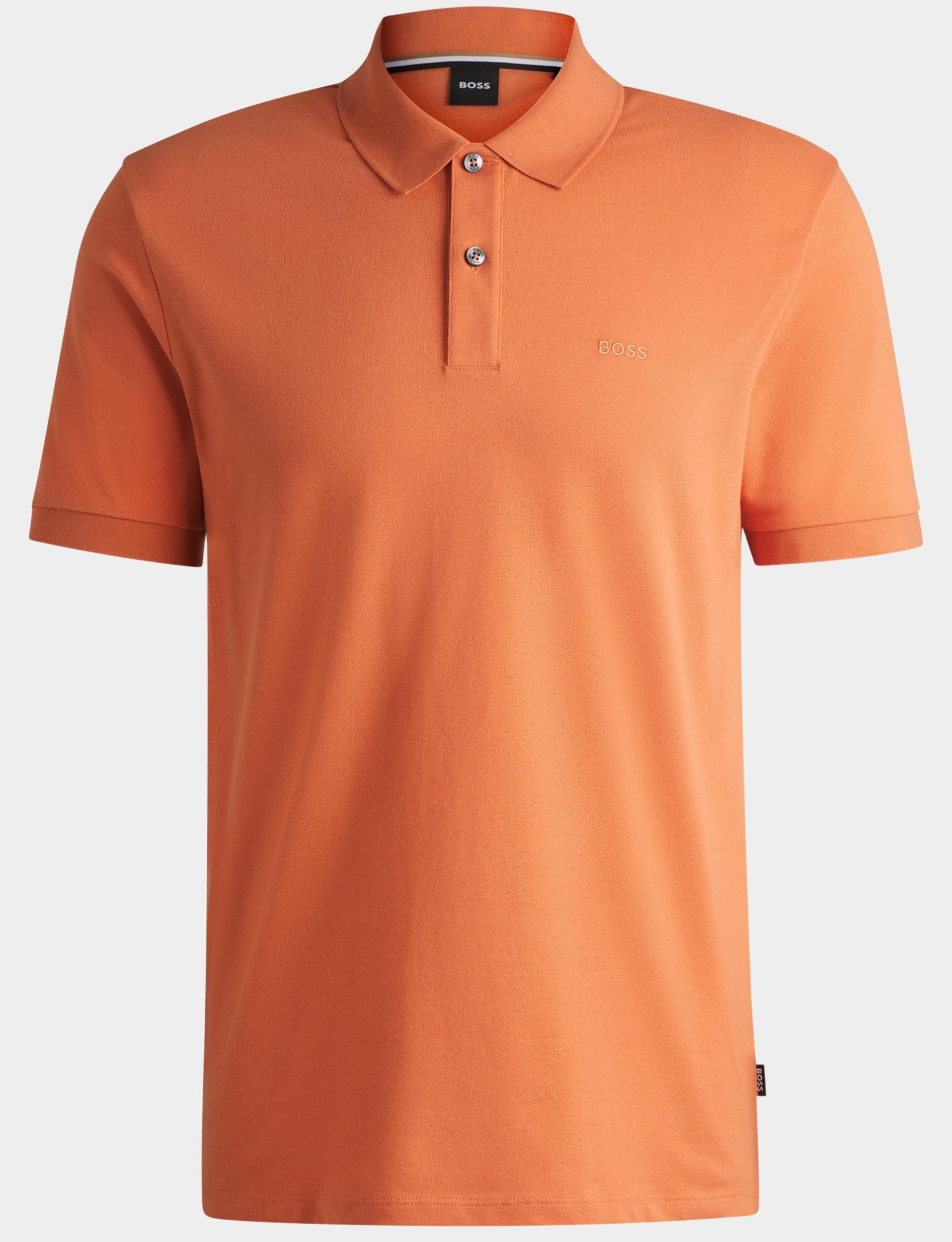 BOSS Black Polo korte mouw Oranje Pallas 10241531 01 50468362/823