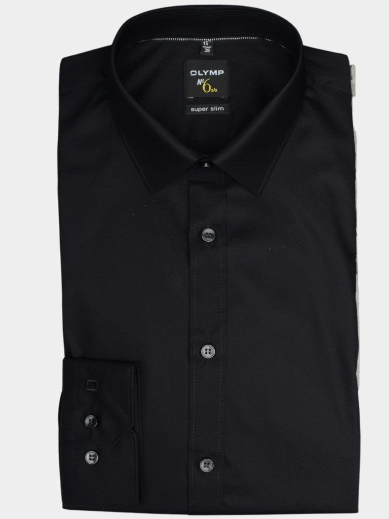 Kakadu sjaal ondernemen Olymp Business Hemd Lange Mouw Zwart Level 6 - Extra Slim Fit 046664/68 |  Bos Men Shop