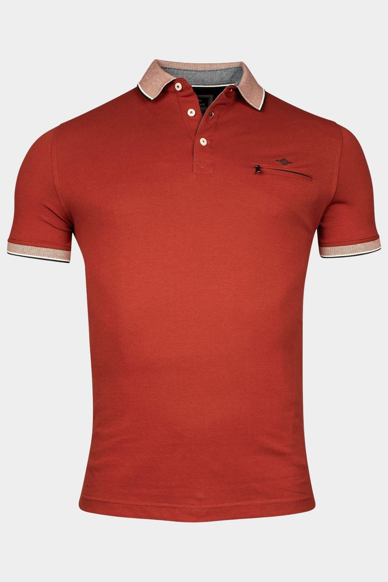 Baileys Polo korte mouw Rood Poloshirt Pique 415288/85