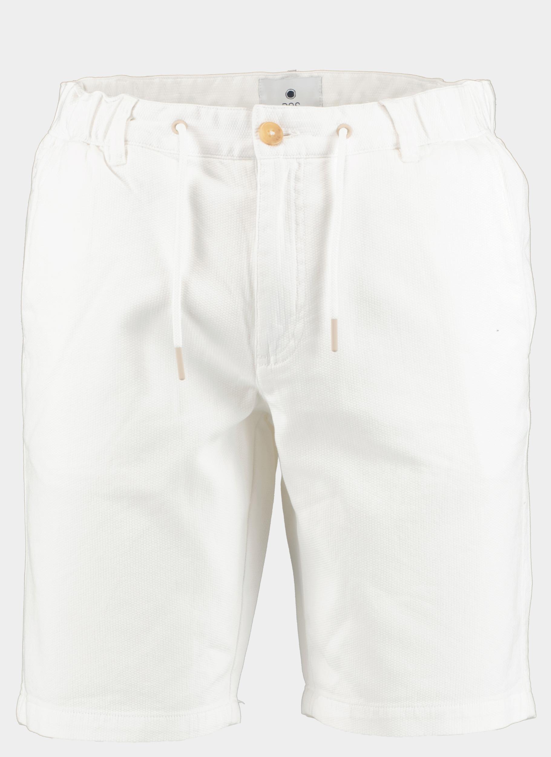 Bos Korte Broek Wit Ferdinand Structure Chino Sho 24109FE06BO/100 White