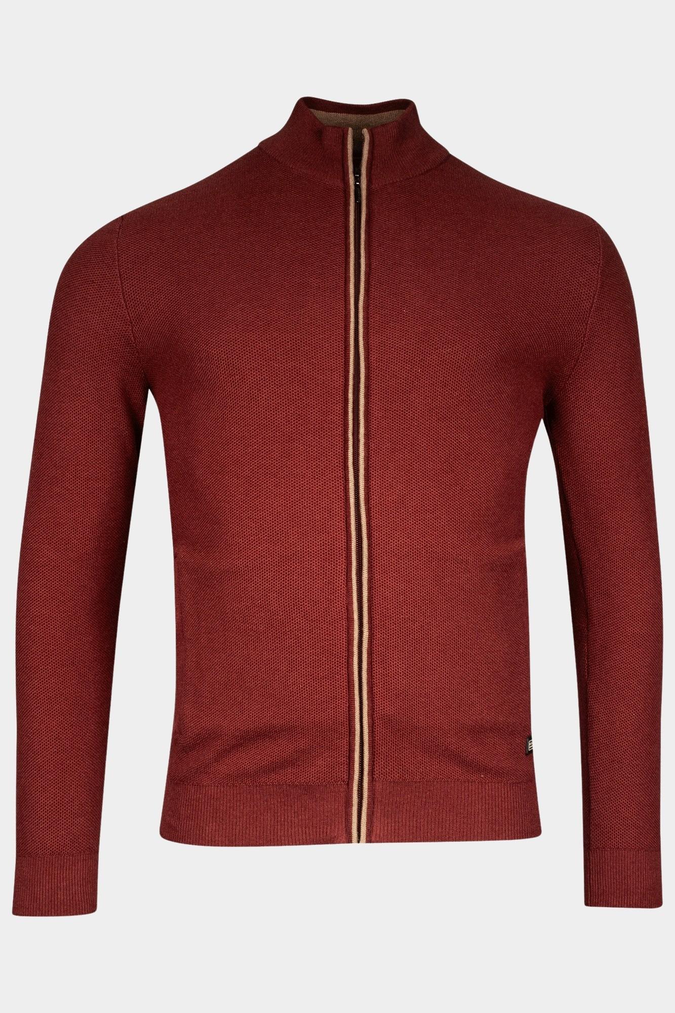 Baileys Vest Rood Cardigan Zip 422091/365