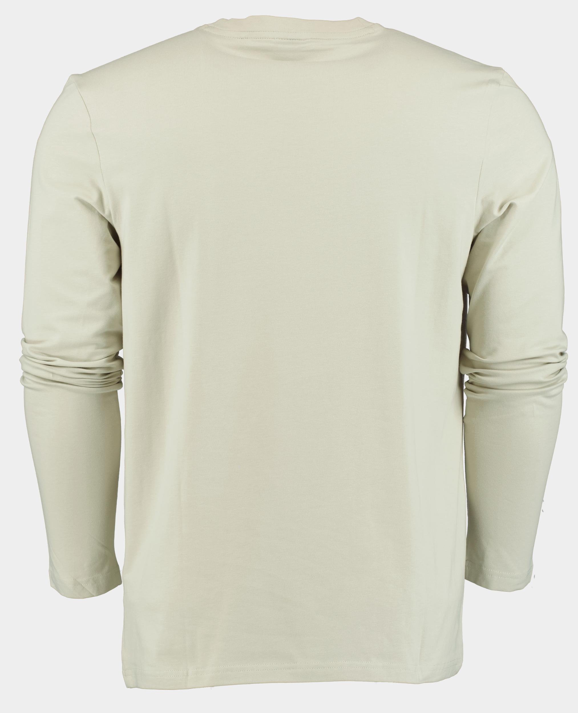 BOSS Orange T-shirt lange mouw Beige TChark 10242929 01 50473286/271