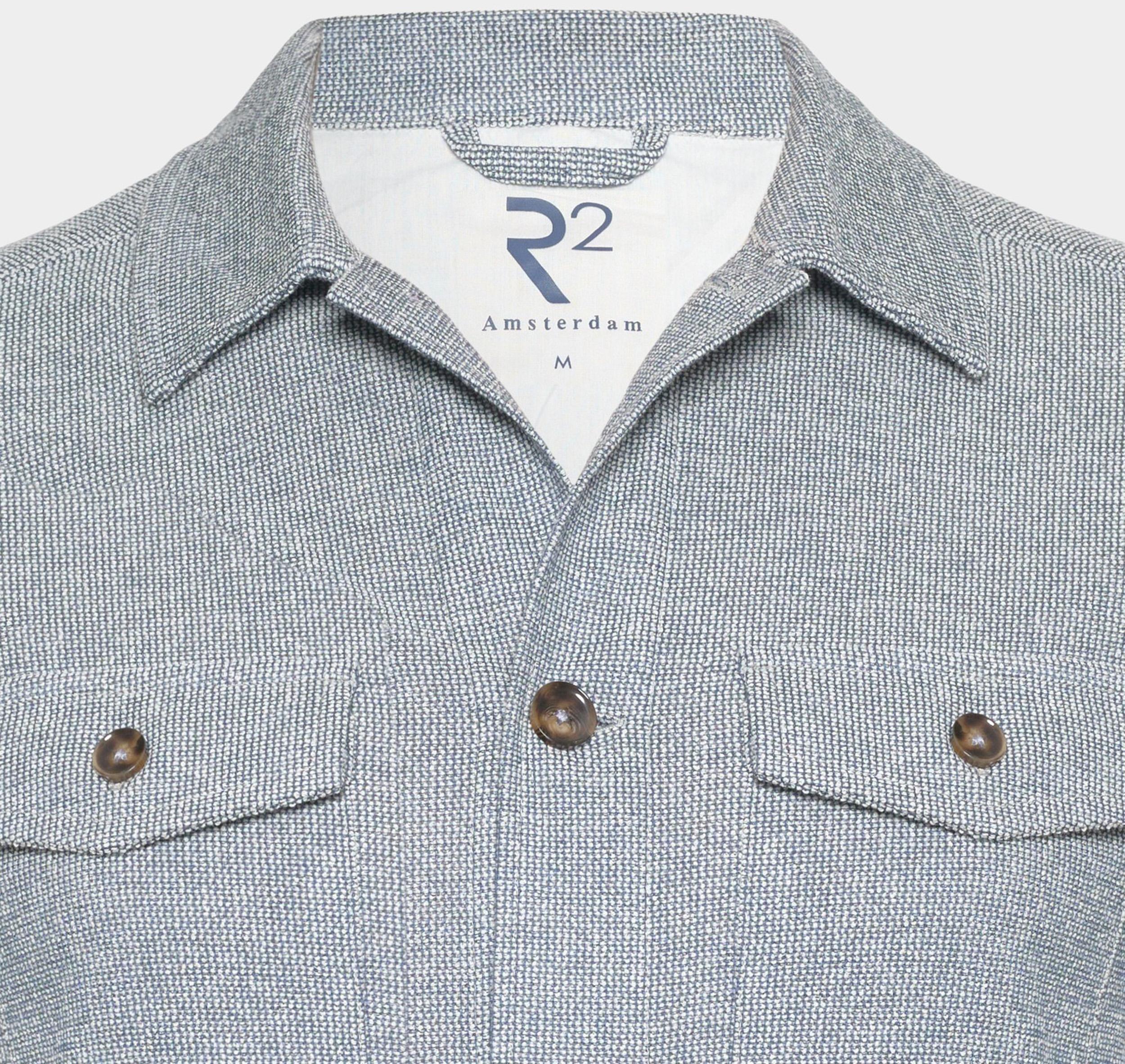 R2 Amsterdam Overshirt Blauw Overshirt 128.OVERSHIRT.005/010