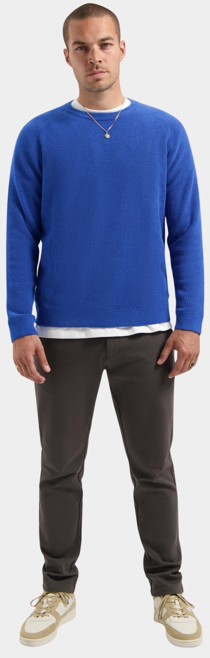 Dstrezzed Pullover Blauw DS_Njord Crew 405582-AW24/696