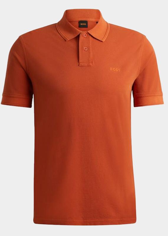 BOSS Orange Polo korte mouw Oranje Prime 10256692 01 50507813/840