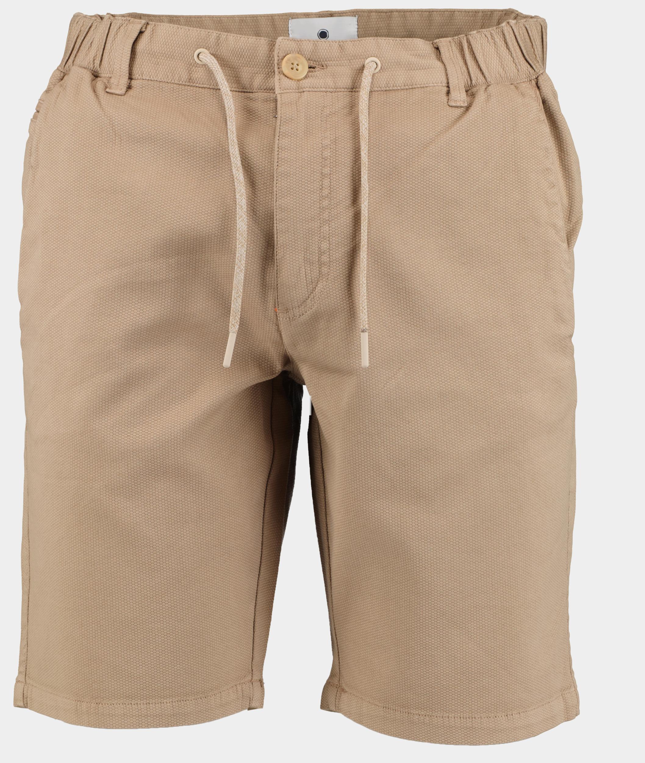 Bos Korte Broek Beige Ferdinand Structure Chino Sho 24109FE06BO/820 sand