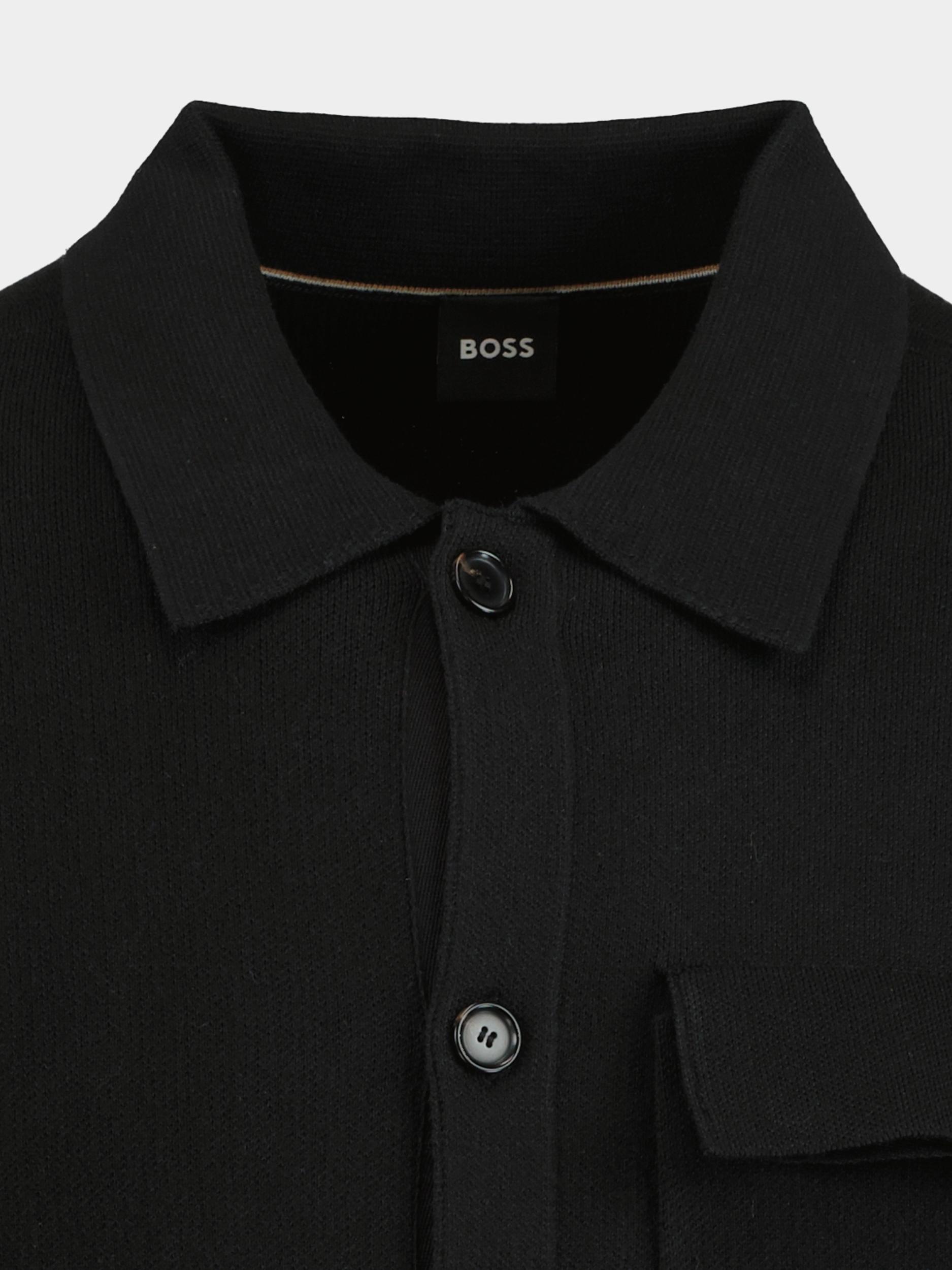 BOSS Black Overshirt Zwart C-Delwino 10261639 01 50519641/001