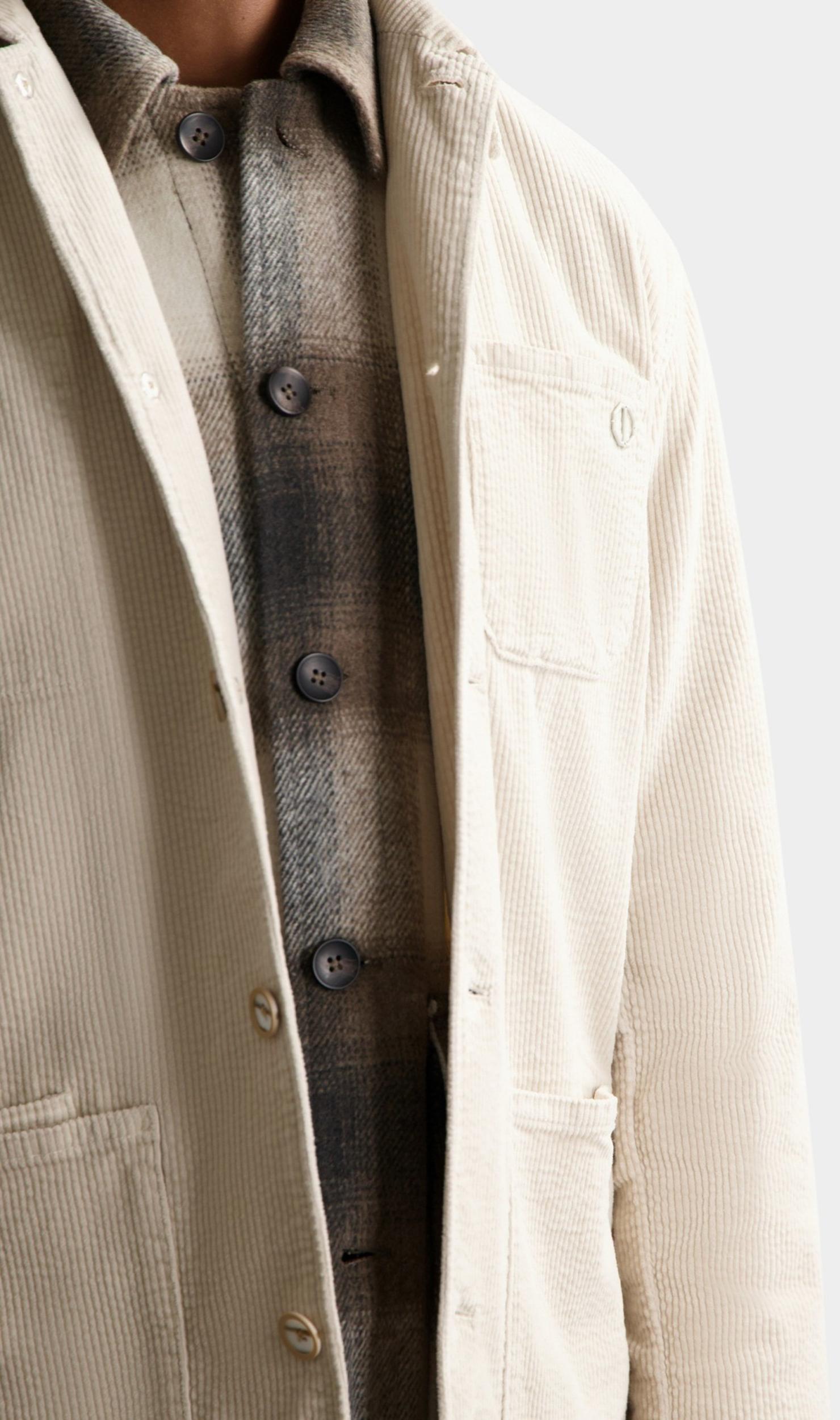 Dstrezzed Overshirt Beige Cameron Chore Jacket 151000/107