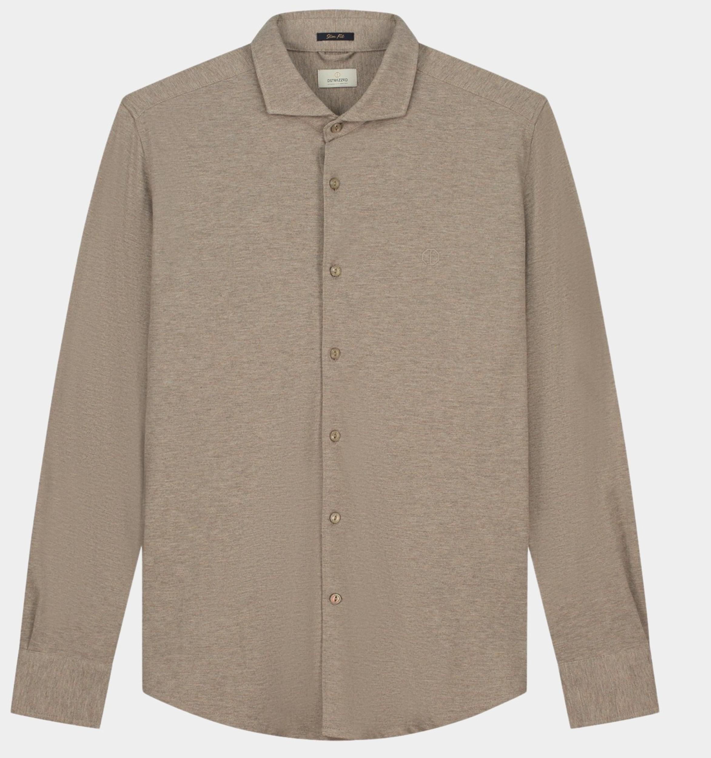 Dstrezzed Casual hemd lange mouw Beige Kirk Shirt 303714-AW24/270