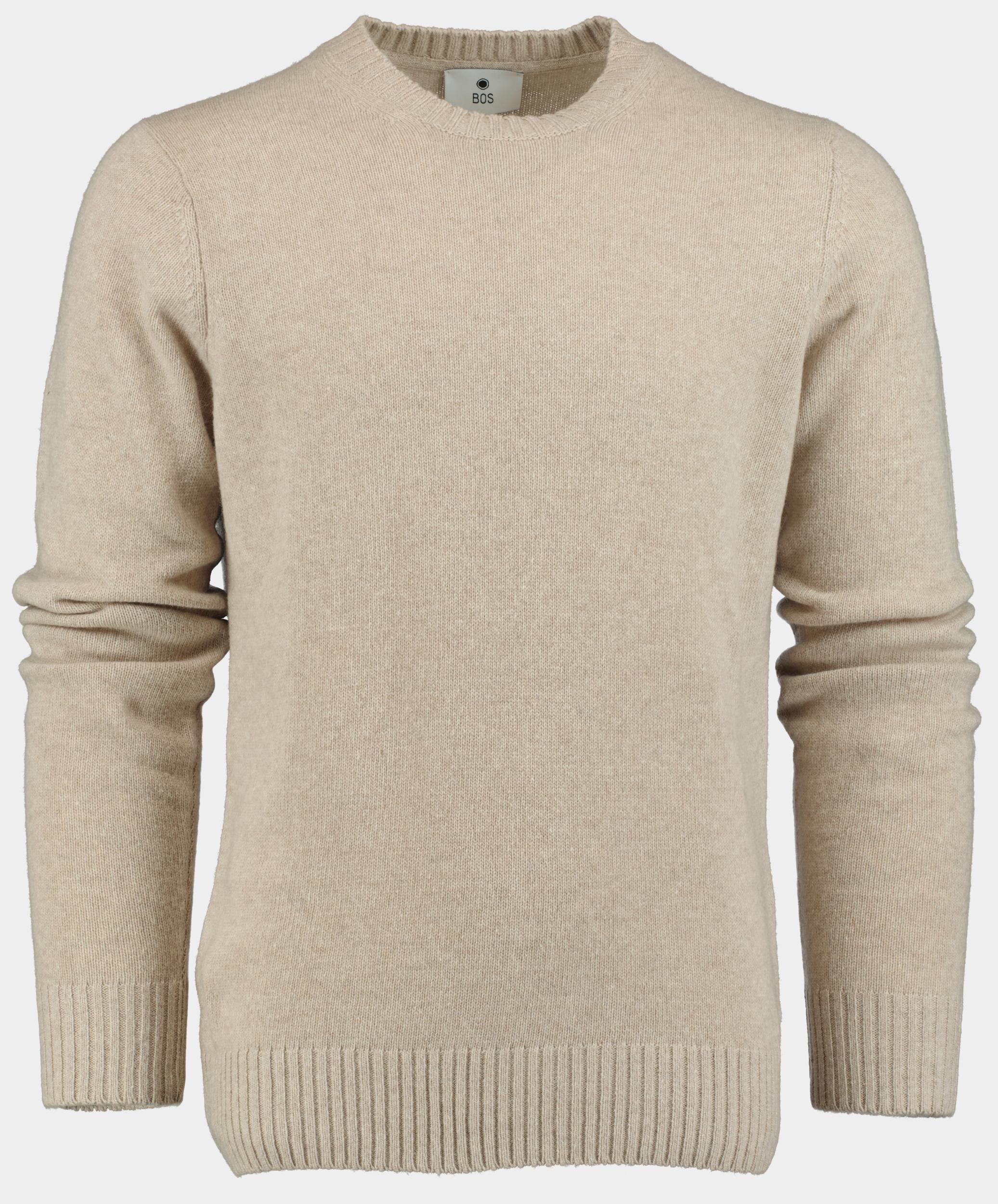 Bos Pullover Beige Lambswool O-neck 1150224/633