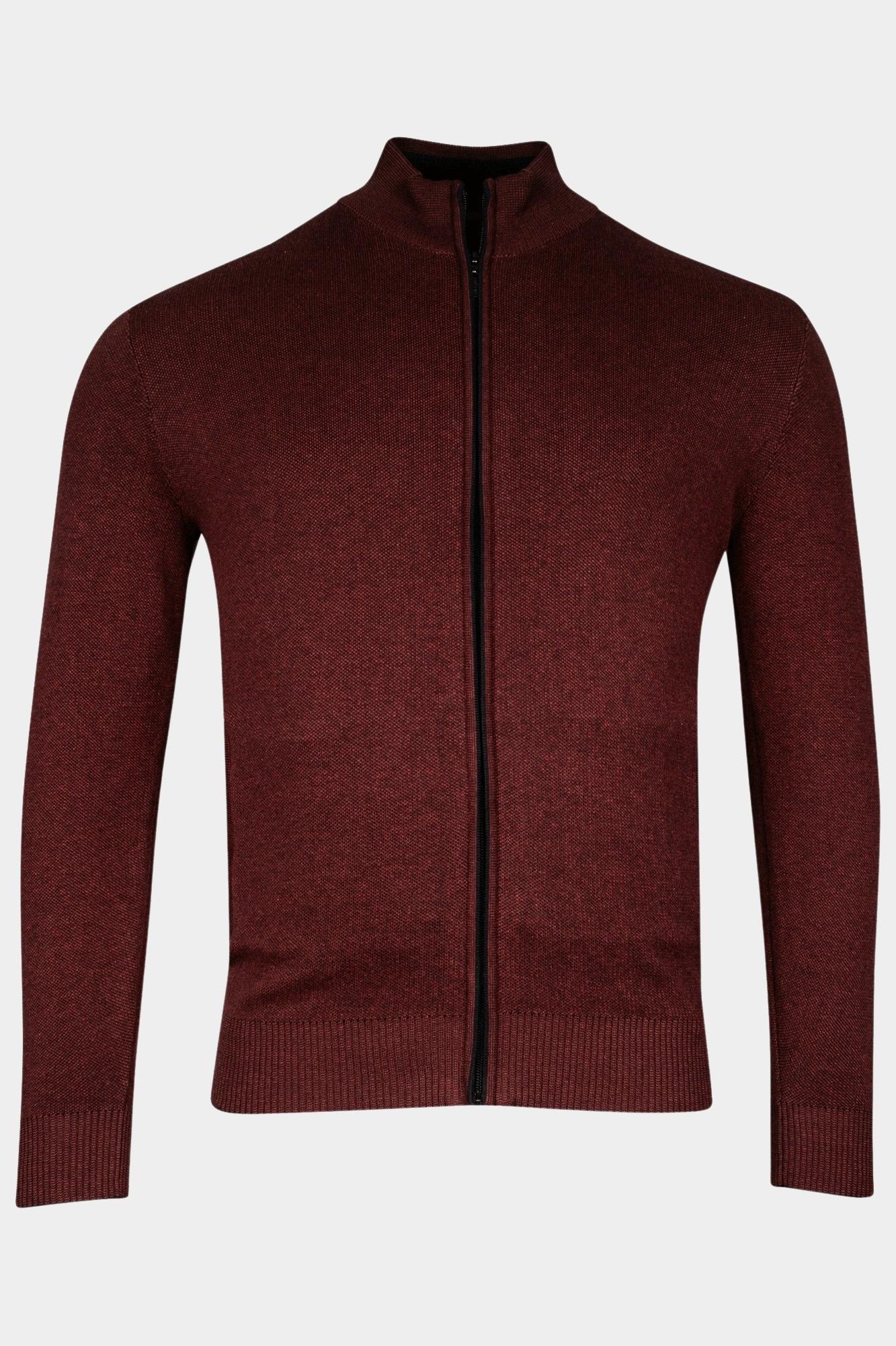 Baileys Vest Rood Cardigan Zip 422009/365