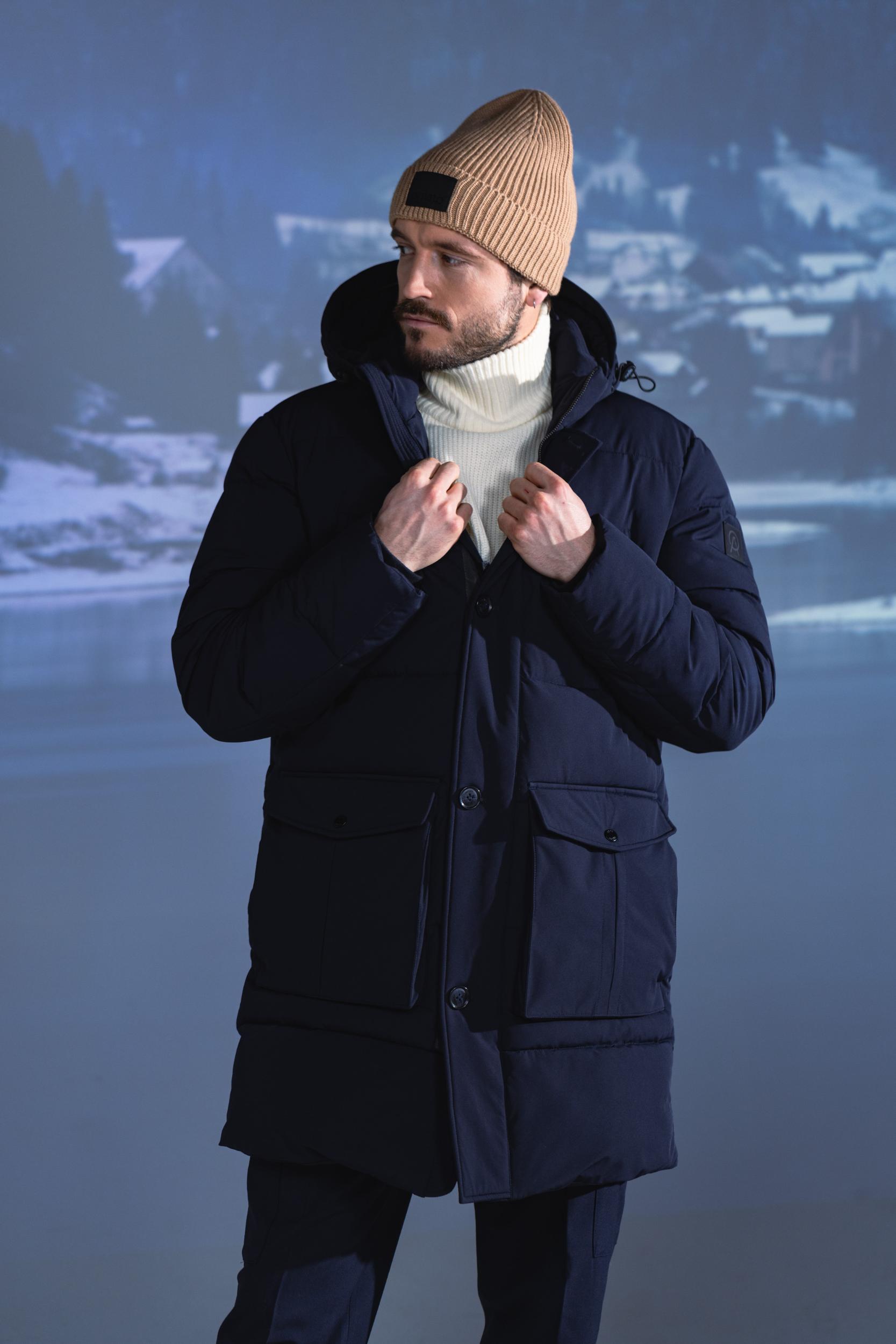 Agiato Winterjack Blauw Martino AT008-91011/Navy