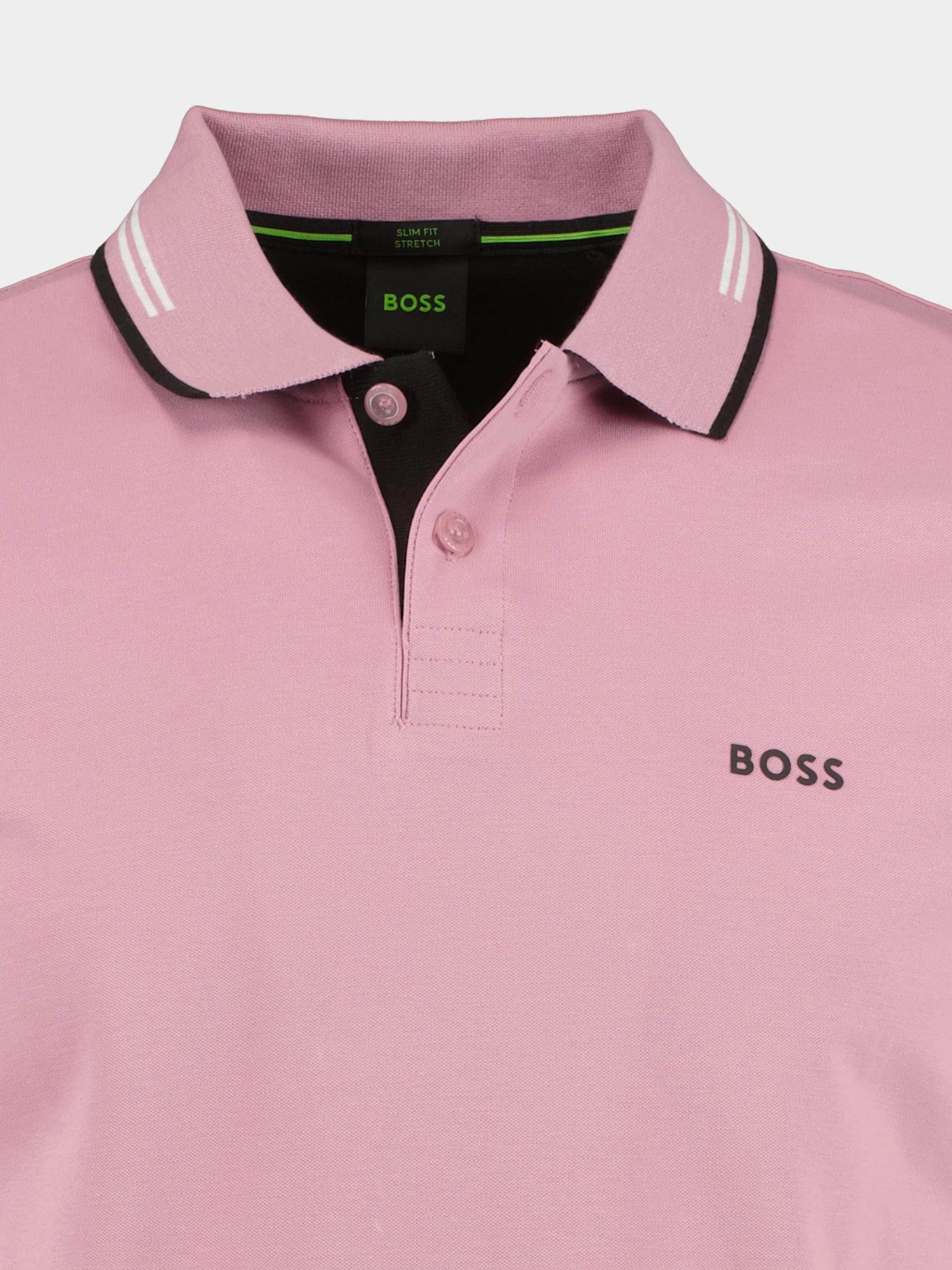 BOSS Green Polo korte mouw Paars Paul 10255848 01 50506193/531