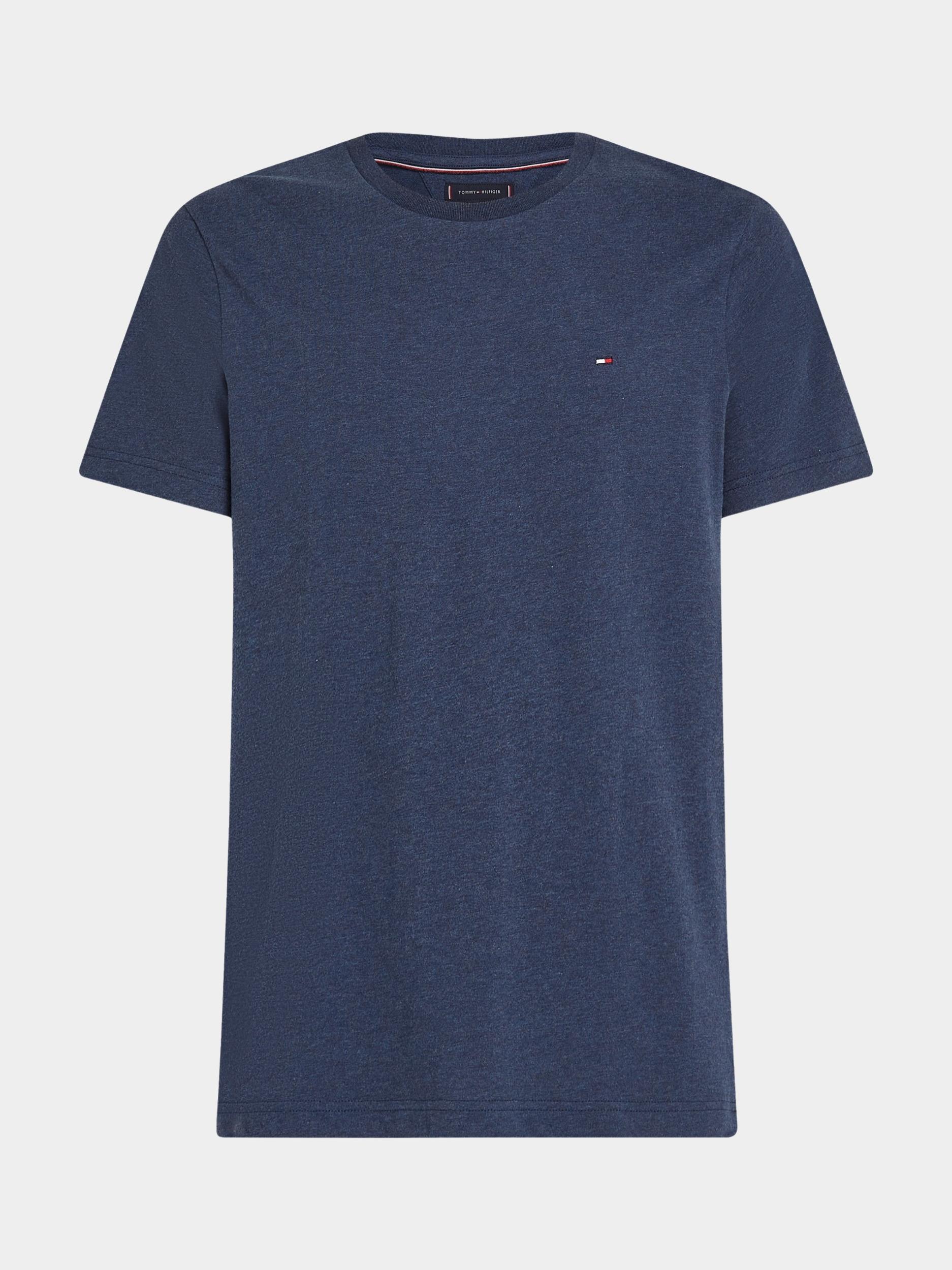 Tommy Hilfiger T-shirt korte mouw Blauw Essential Reg Fit Heather Tee MW0MW37268/DV6