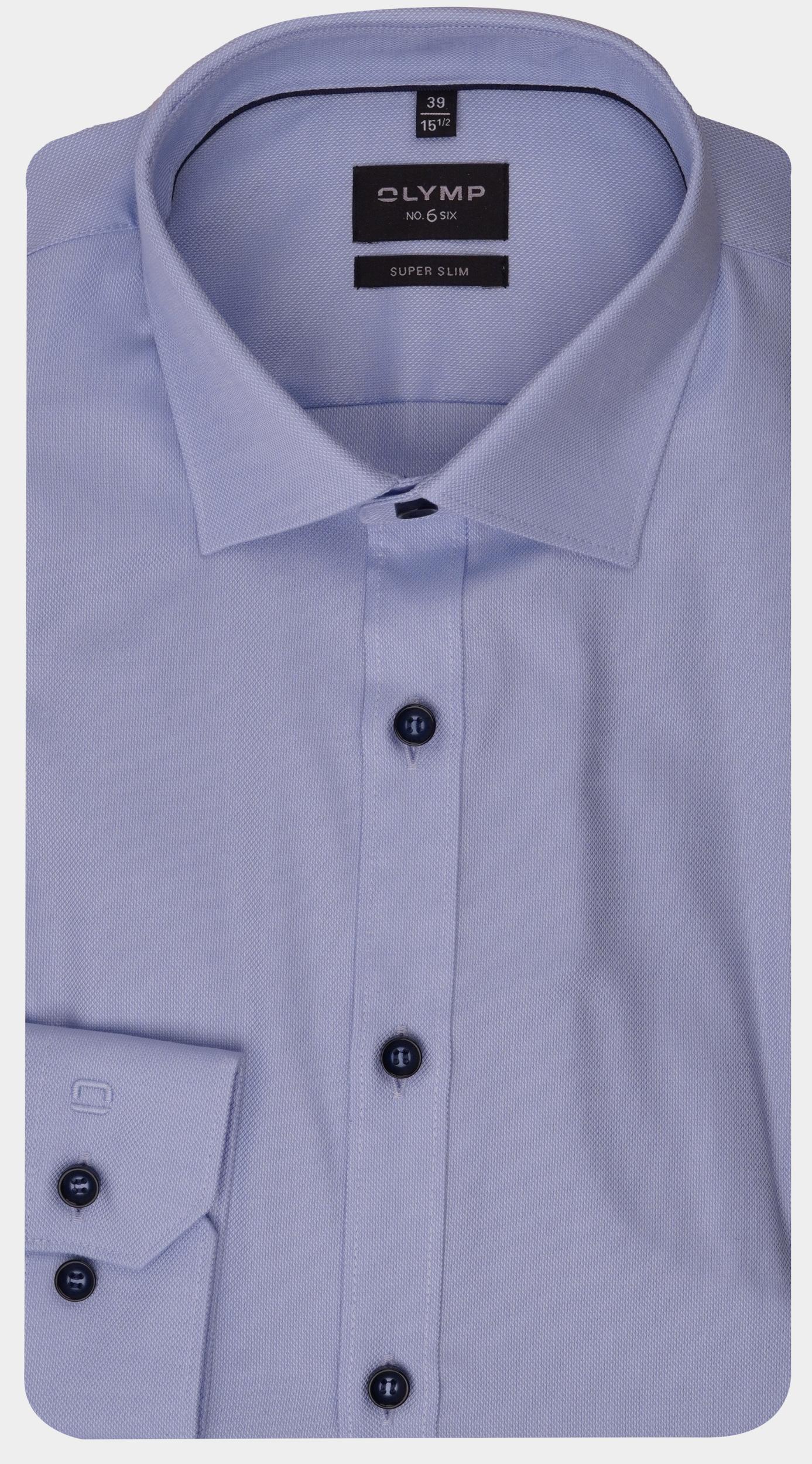 Olymp Business hemd lange mouw Blauw 251064-Hemden 251064/11