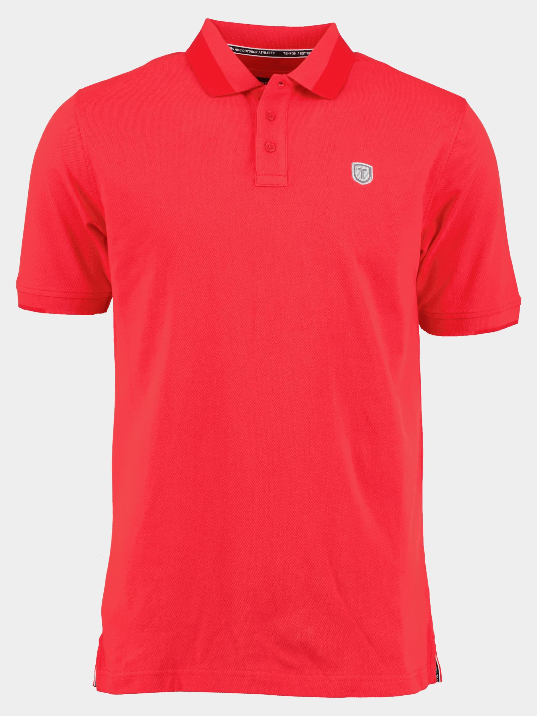 Tenson Polo korte mouw Rood Essential Polo 2.0 5017663/224