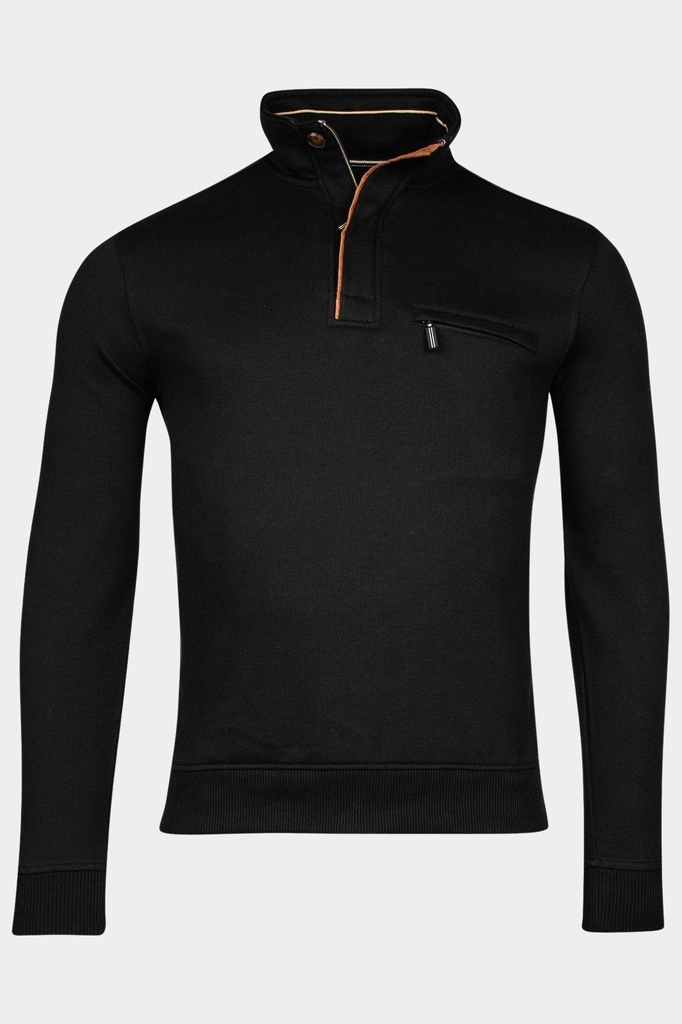 Baileys Half Zip Blauw Sweatshirt 1/2 Zip 423191/60