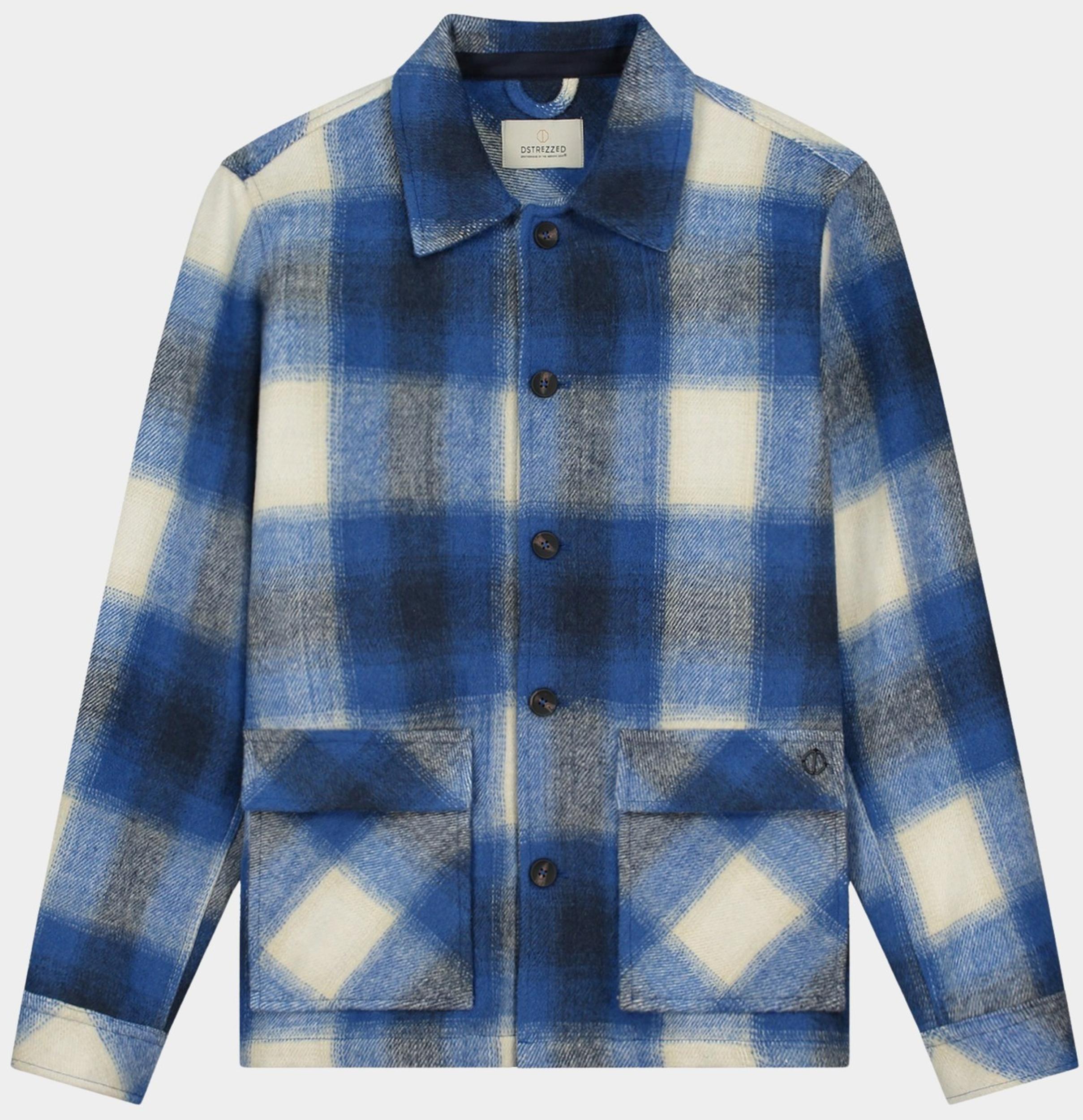 Dstrezzed Winterjack Blauw Key Check Jacket 151012/694