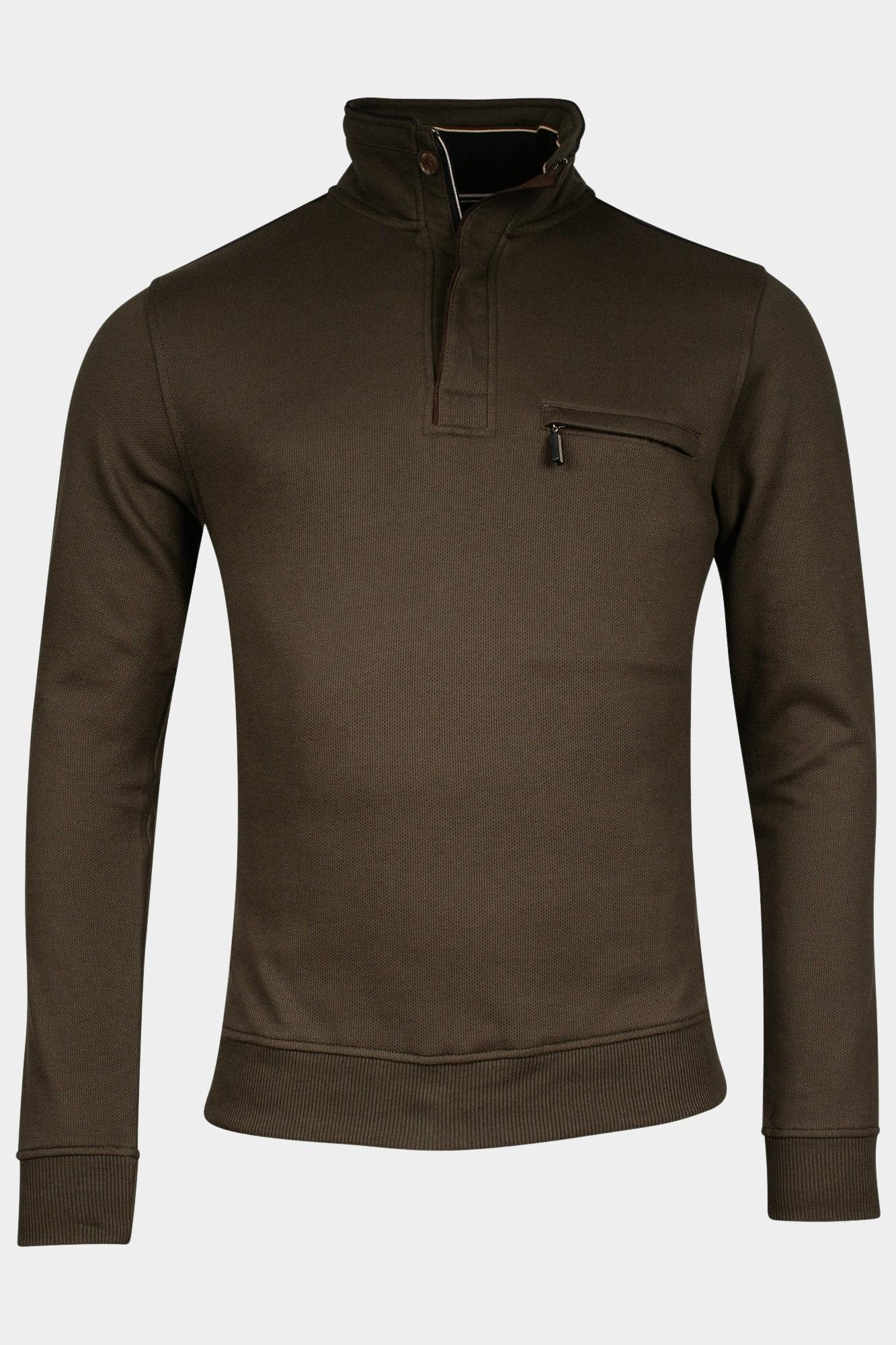 Baileys Half Zip Groen Sweatshirt 1/2 Zip 423191/79