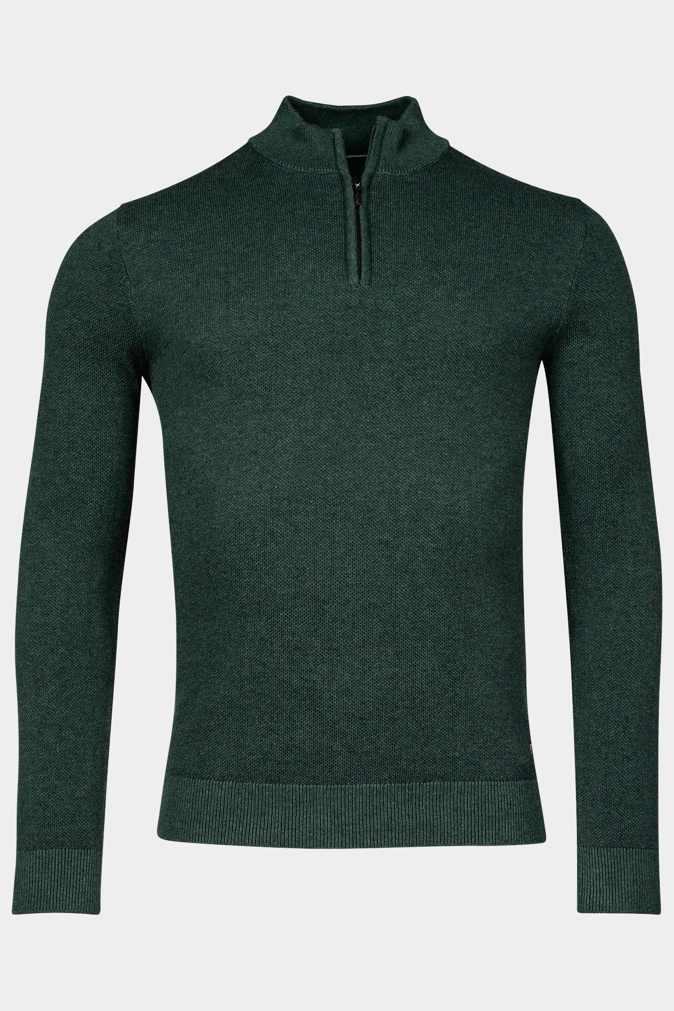 Baileys Half Zip Groen Pullover 1/2 zip  all over pl 328410/795