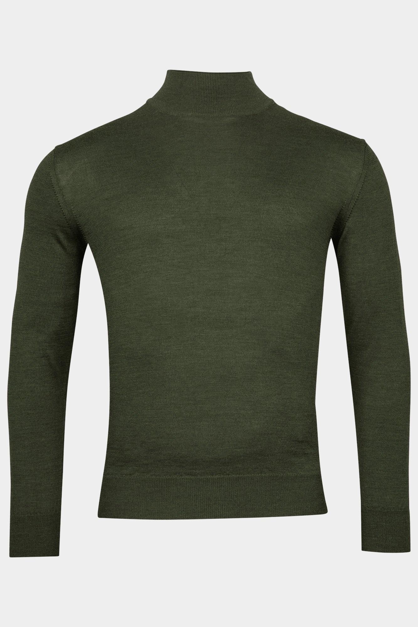 Coltrui groen high turtle pullover 420068 78