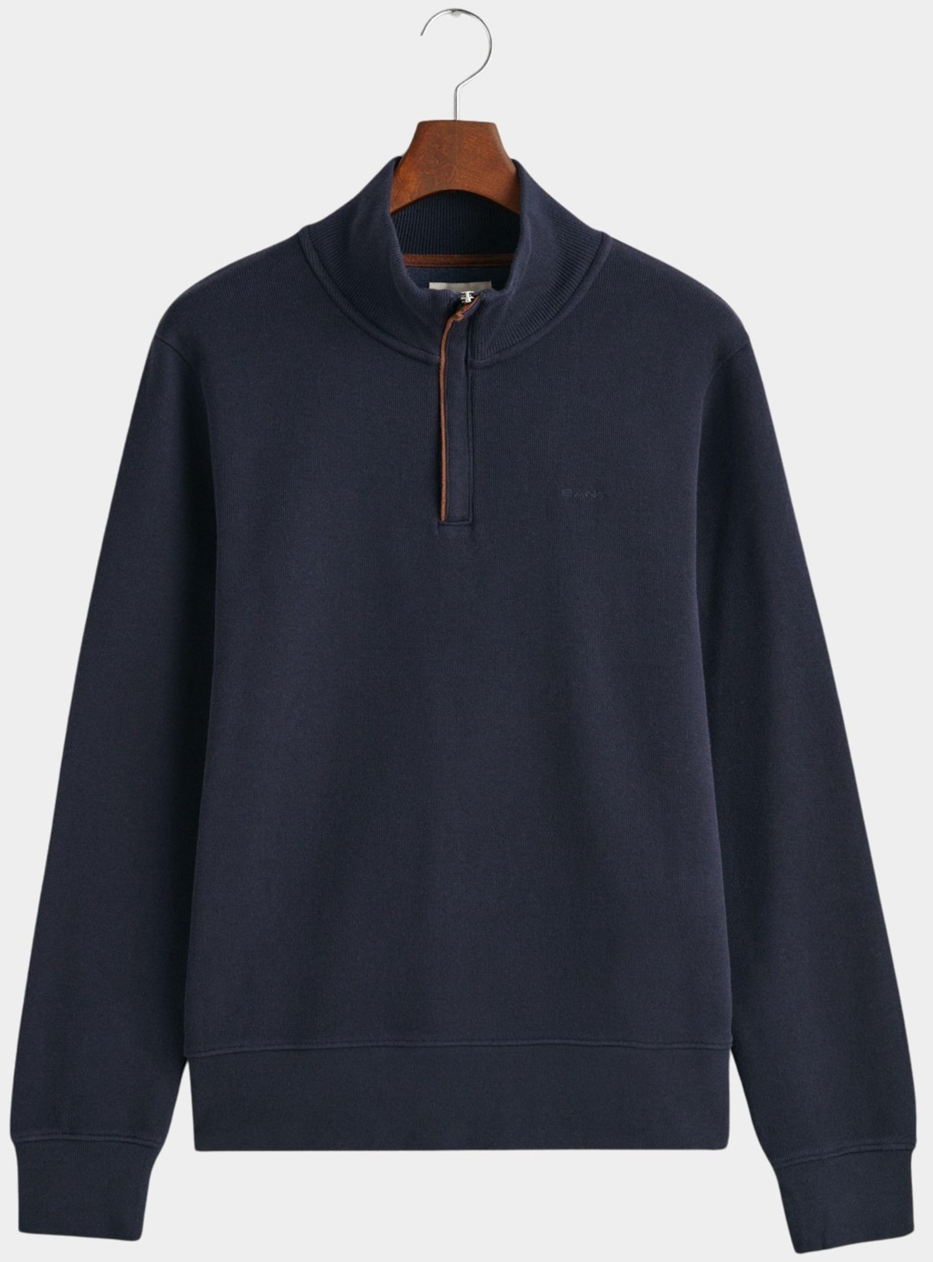 Gant Half Zip Blauw SACKER RIB HALF ZIP 2068028/433