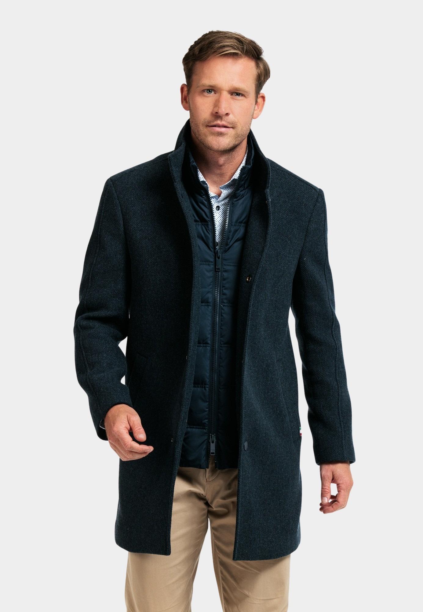 Giordano Winterjack Blauw Ilyano Long Coat With Insert 422627/65