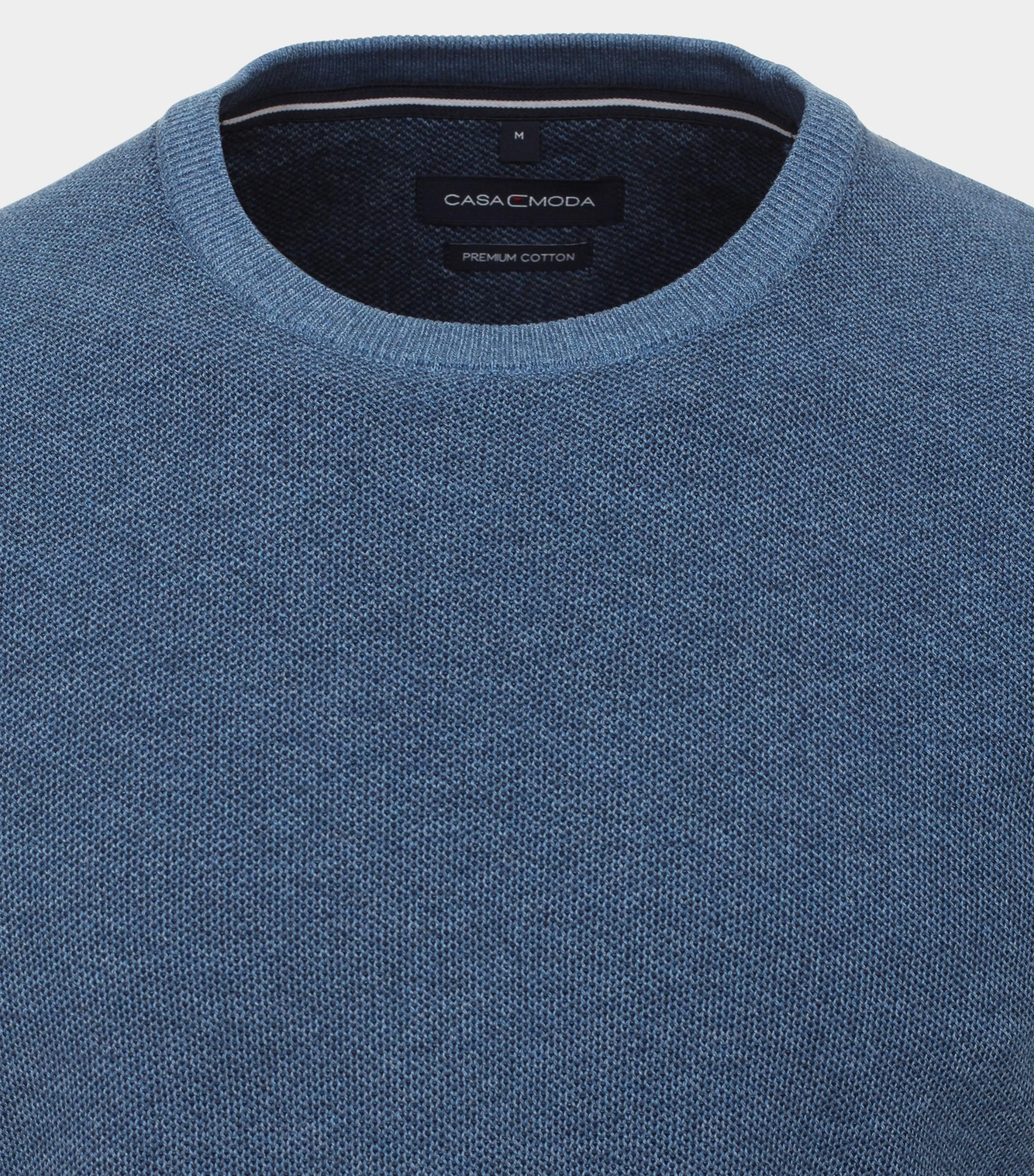 Casamoda Pullover Blauw SNOS Pullover O-Neck 413705800/127