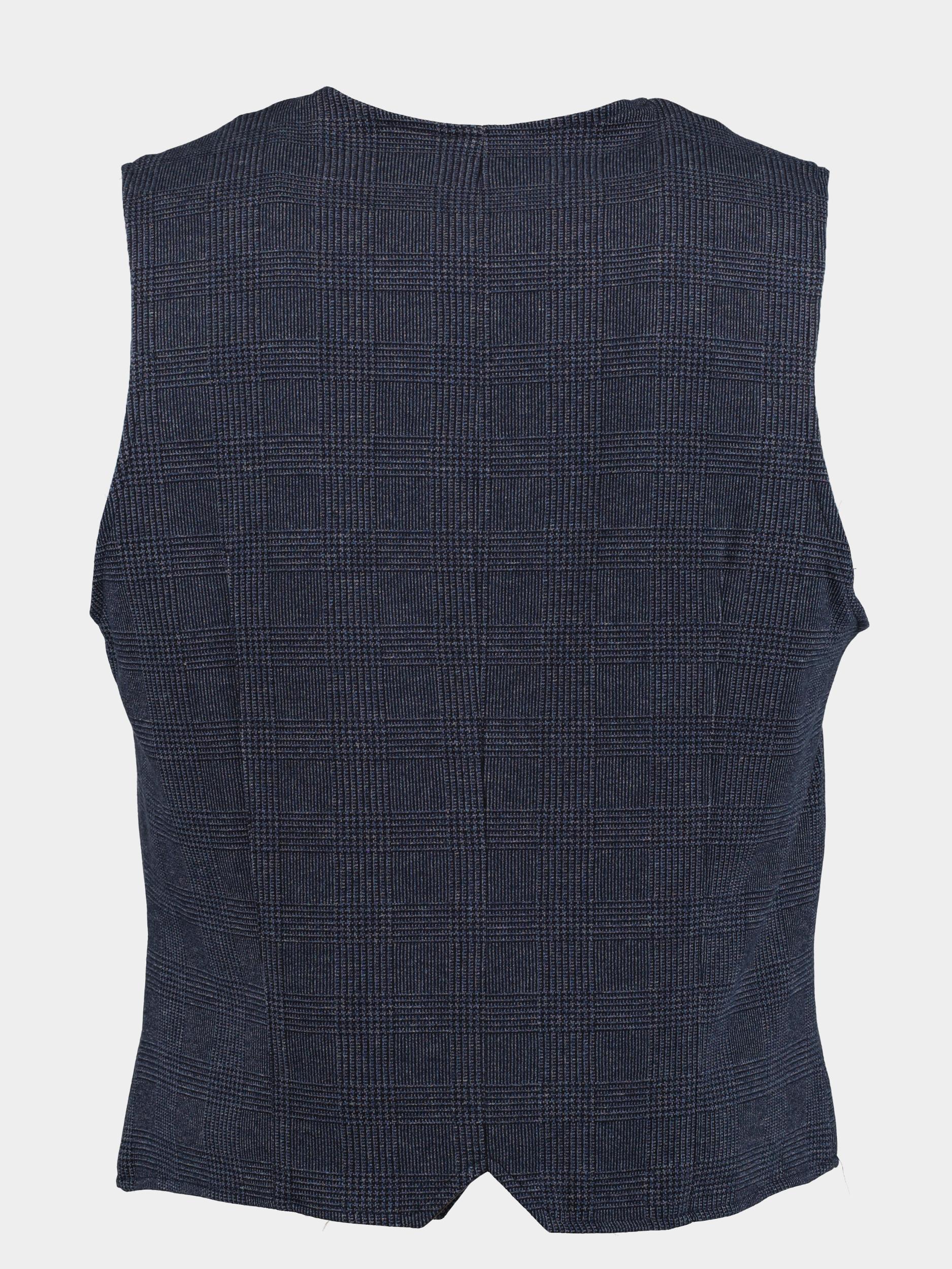 Bos Gilet Blauw Kris Waistcoat 23311KR60BO/290 navy