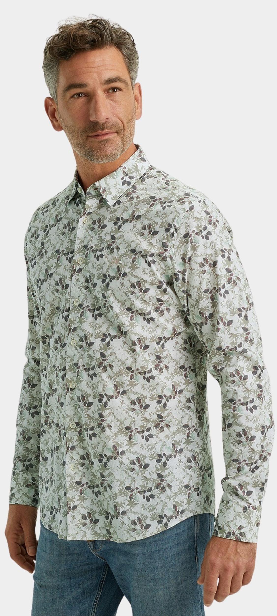 Vanguard Casual hemd lange mouw Beige Long Sleeve Shirt Print on fi VSI2411263/7149