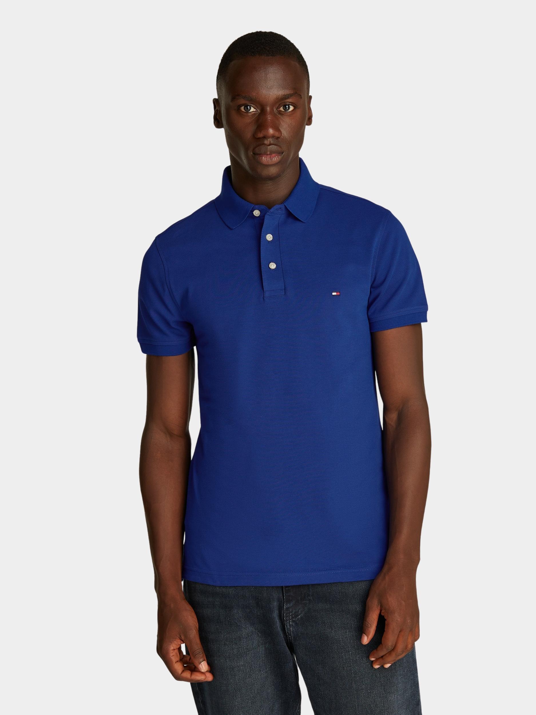 Tommy Hilfiger Polo korte mouw Blauw 1985 Slim Polo MW0MW17771/D03