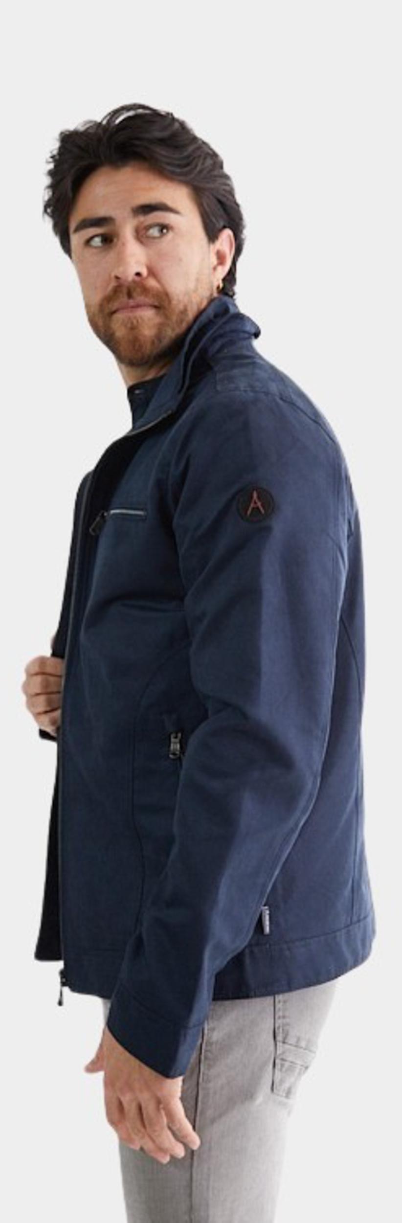 Donders 1860 Zomerjack Blauw Textile Jacket 21788/780