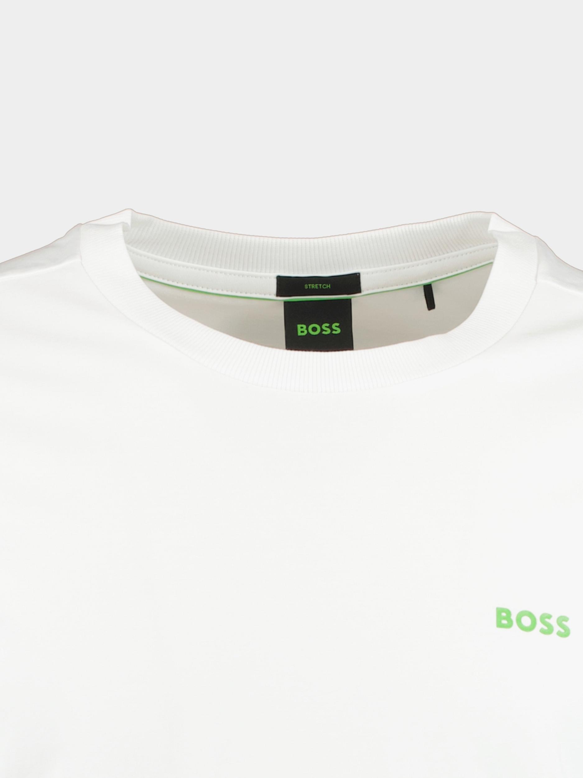 BOSS Green T-shirt korte mouw Wit Tee 10110340 01 50469057/100